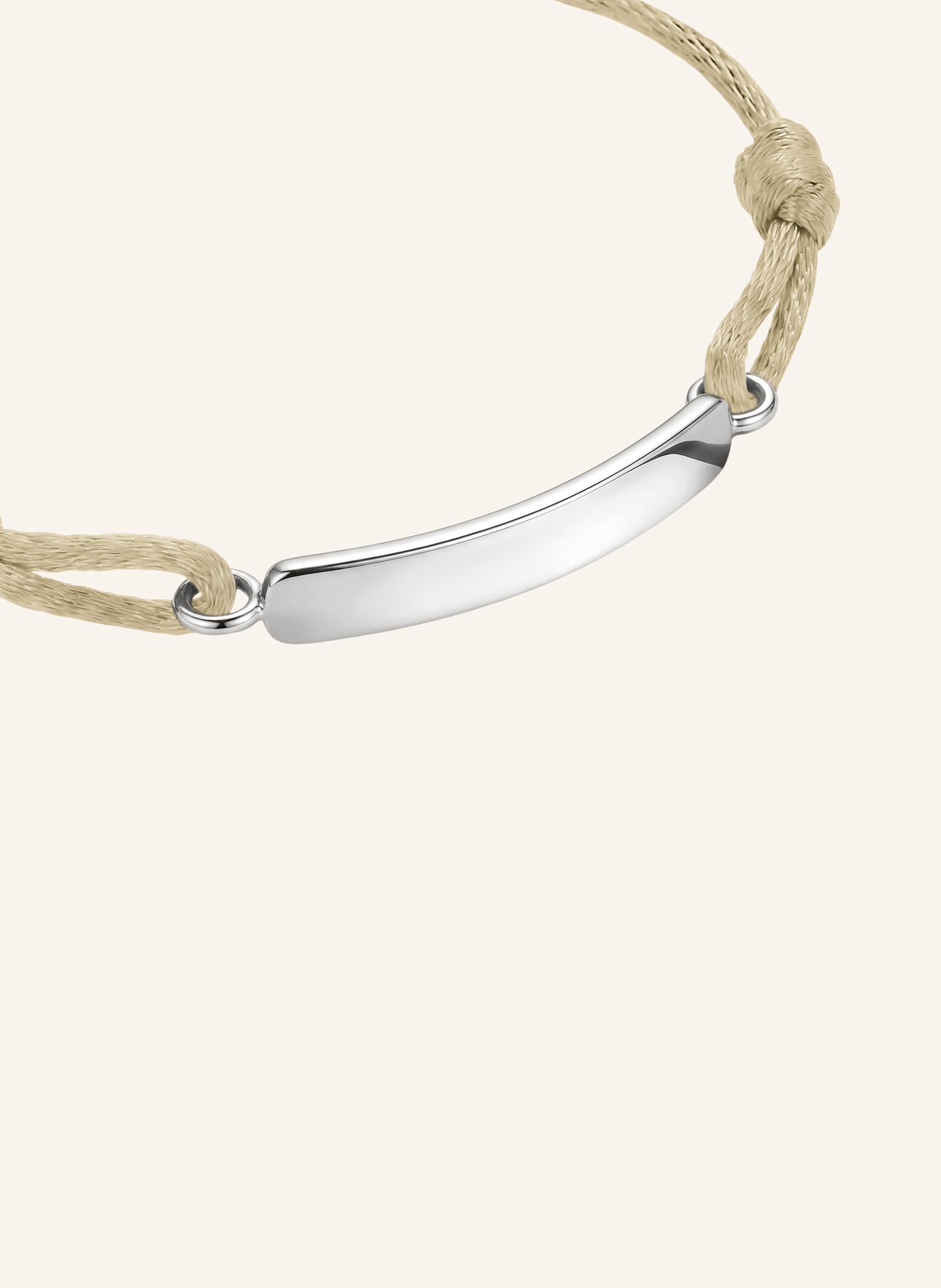 THOMAS SABO Armband: SILBER/ BEIGE