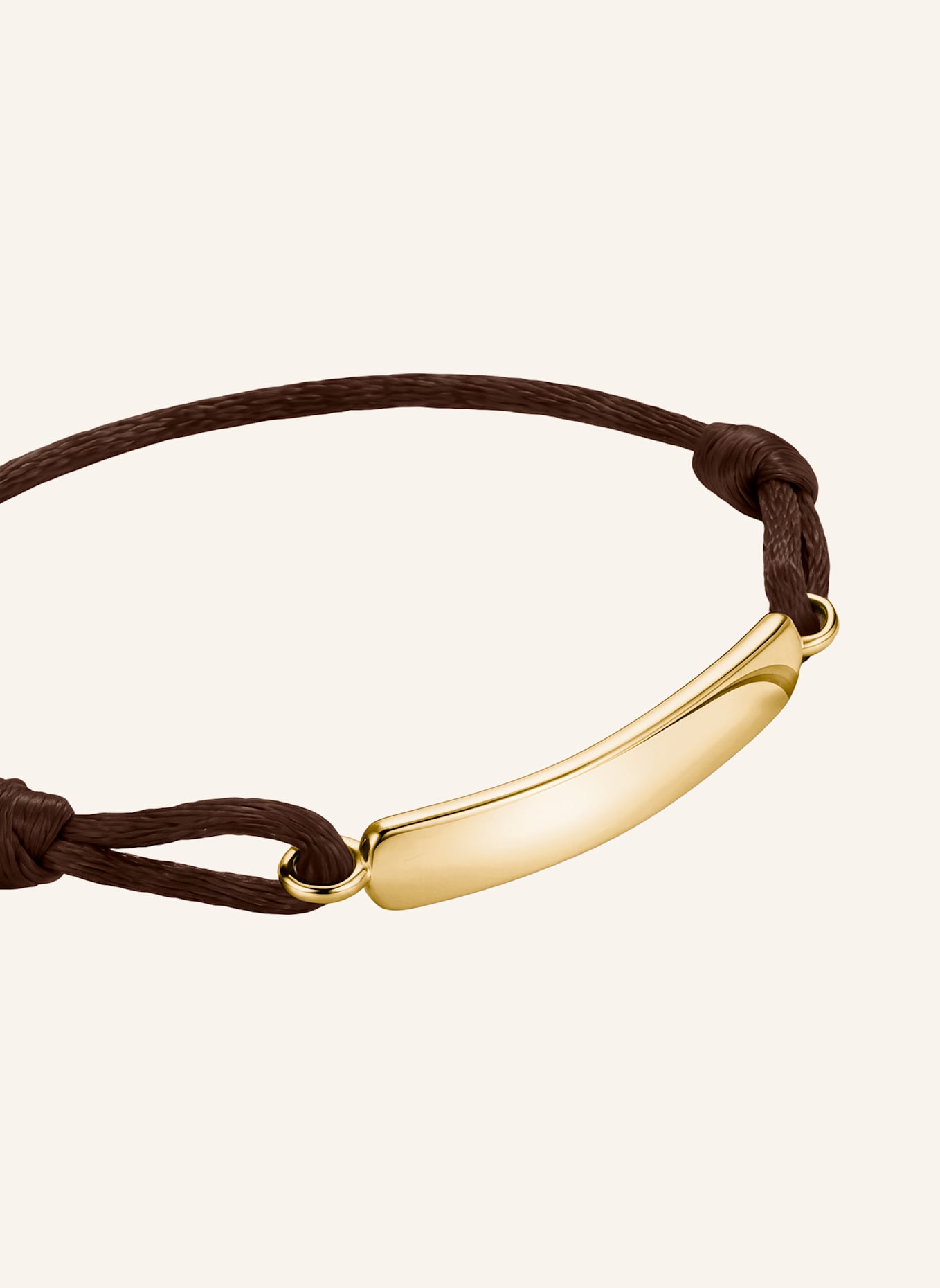 THOMAS SABO Armband: GOLD/ BRAUN