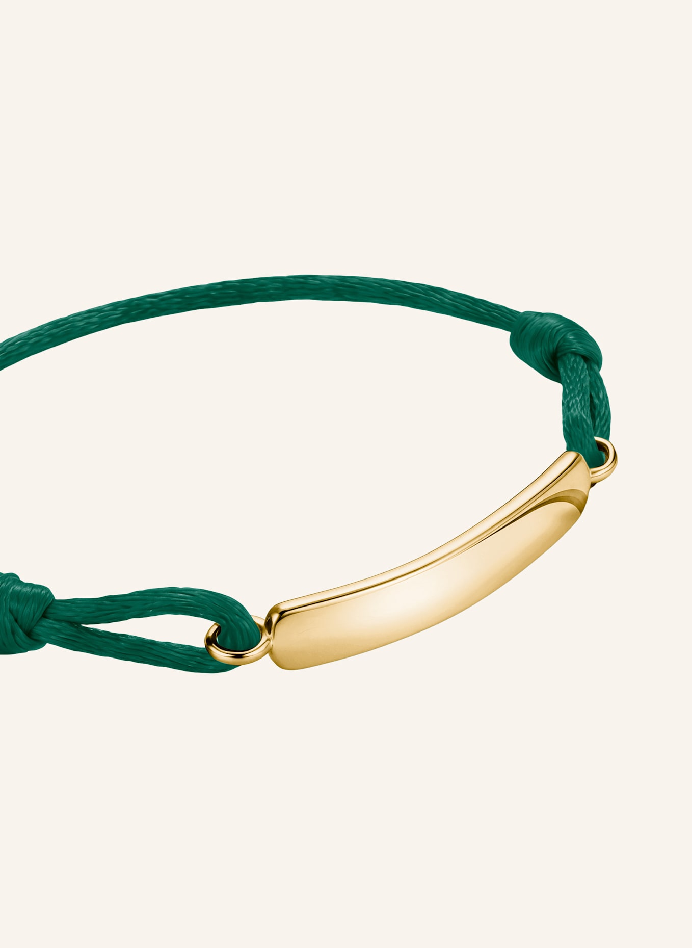 THOMAS SABO Armband: GOLD/ DUNKELGRÜN