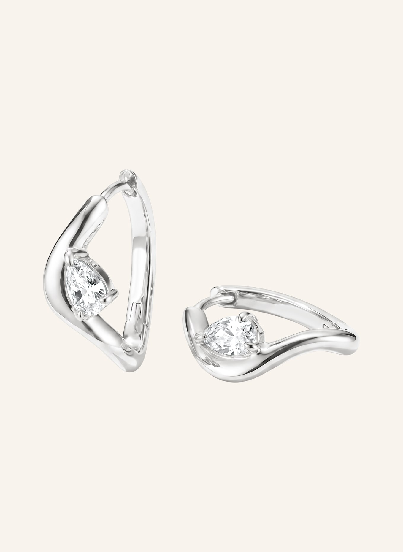 THOMAS SABO Creolen: SILBER/ WEISS