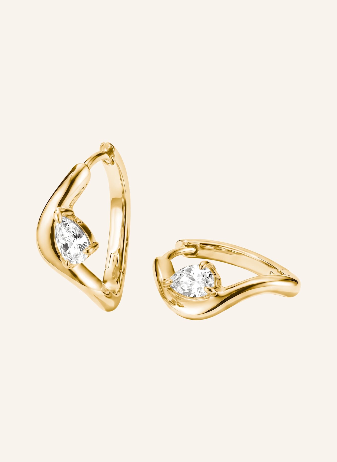 THOMAS SABO Creolen: GOLD/ WEISS