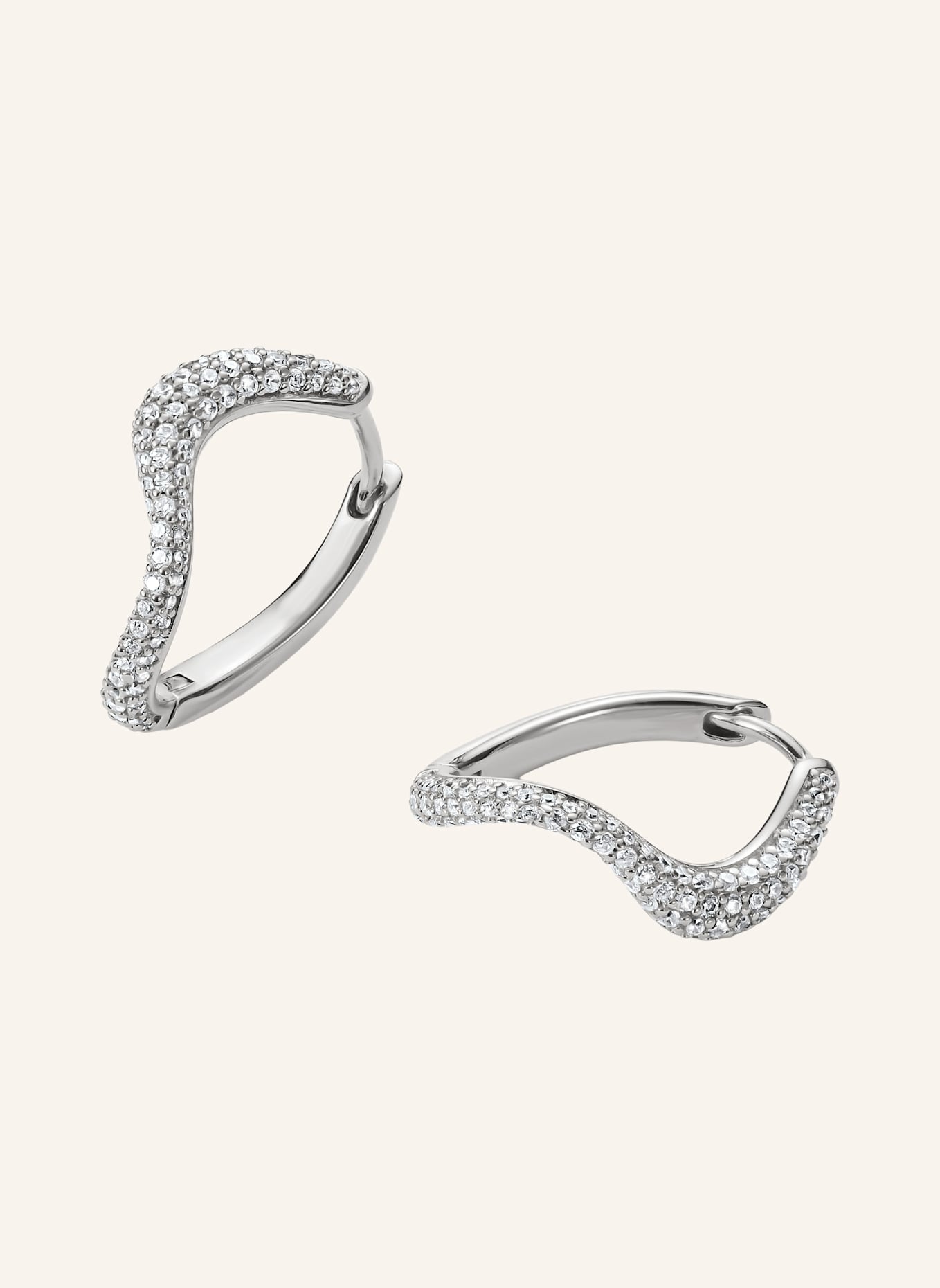 THOMAS SABO Creolen: SILBER/ WEISS