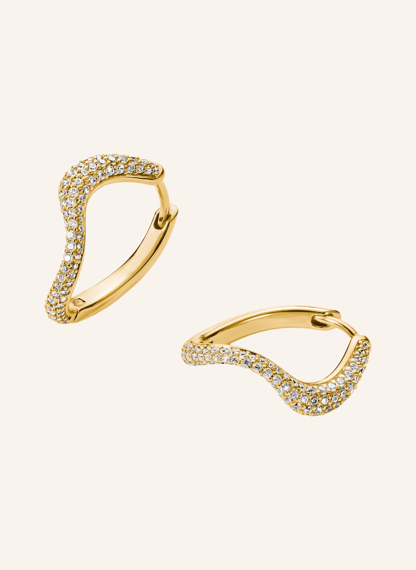 THOMAS SABO Creolen: GOLD/ WEISS