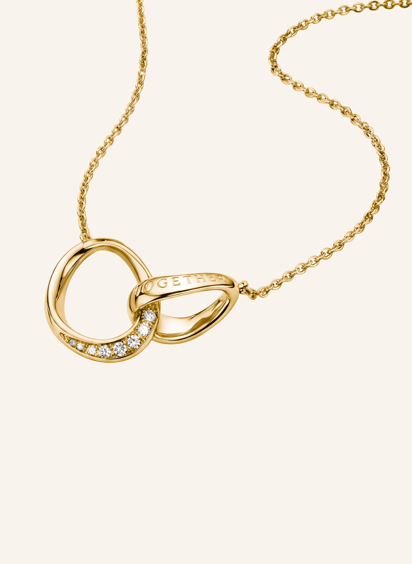 THOMAS SABO Kette: GOLD/ WEISS