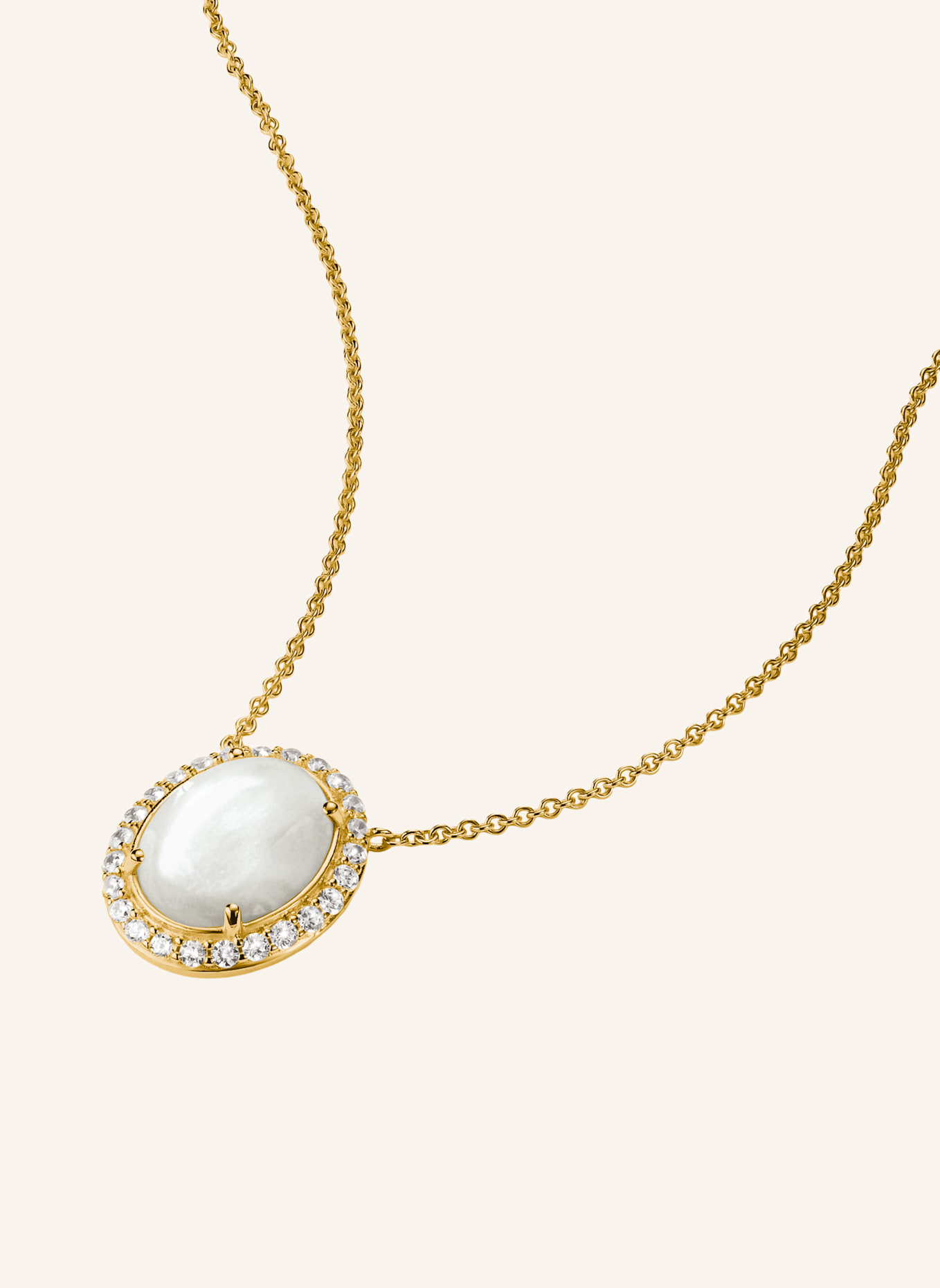 THOMAS SABO Kette: GOLD/ WEISS
