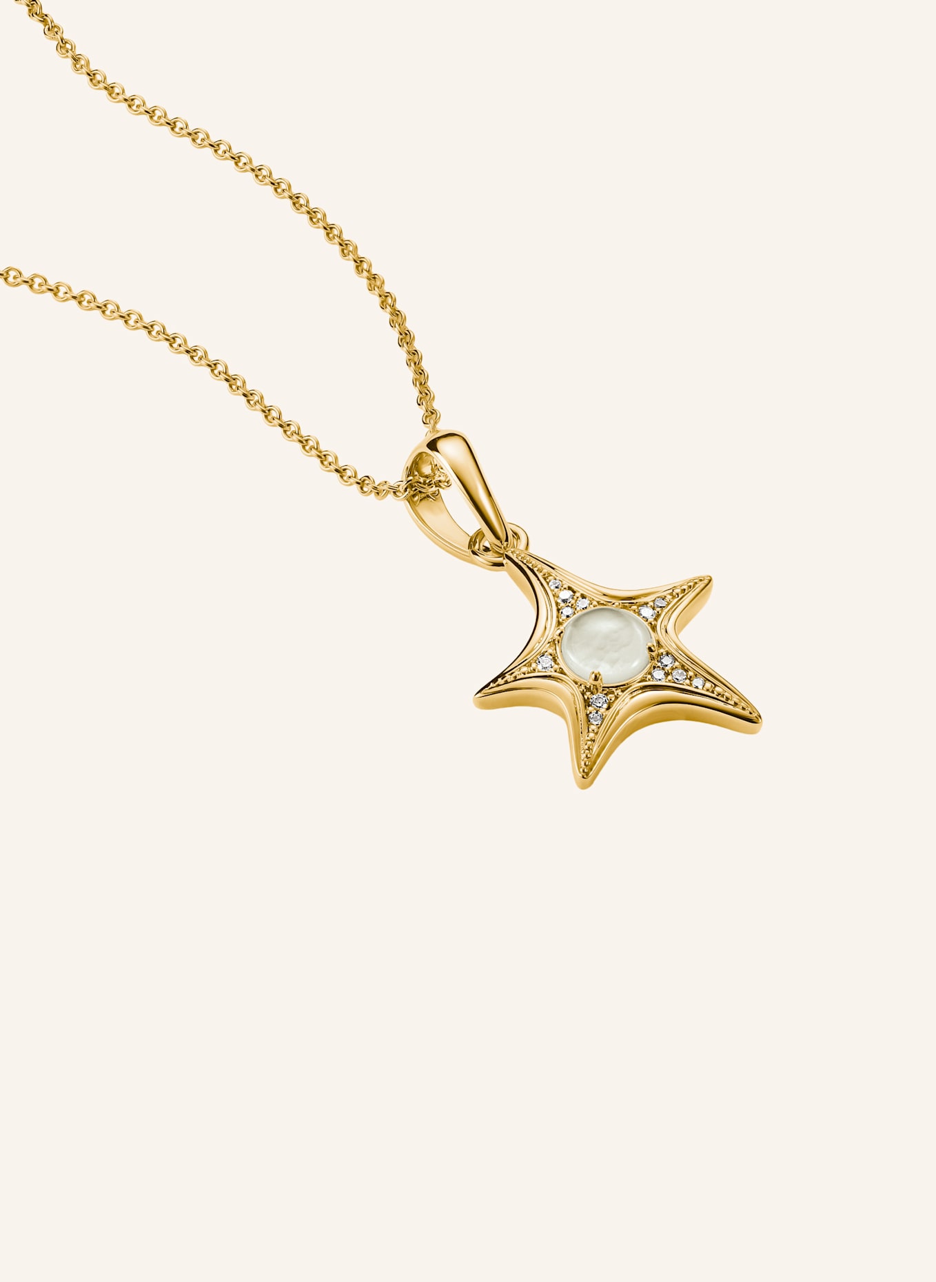 THOMAS SABO Kette: GOLD/ WEISS