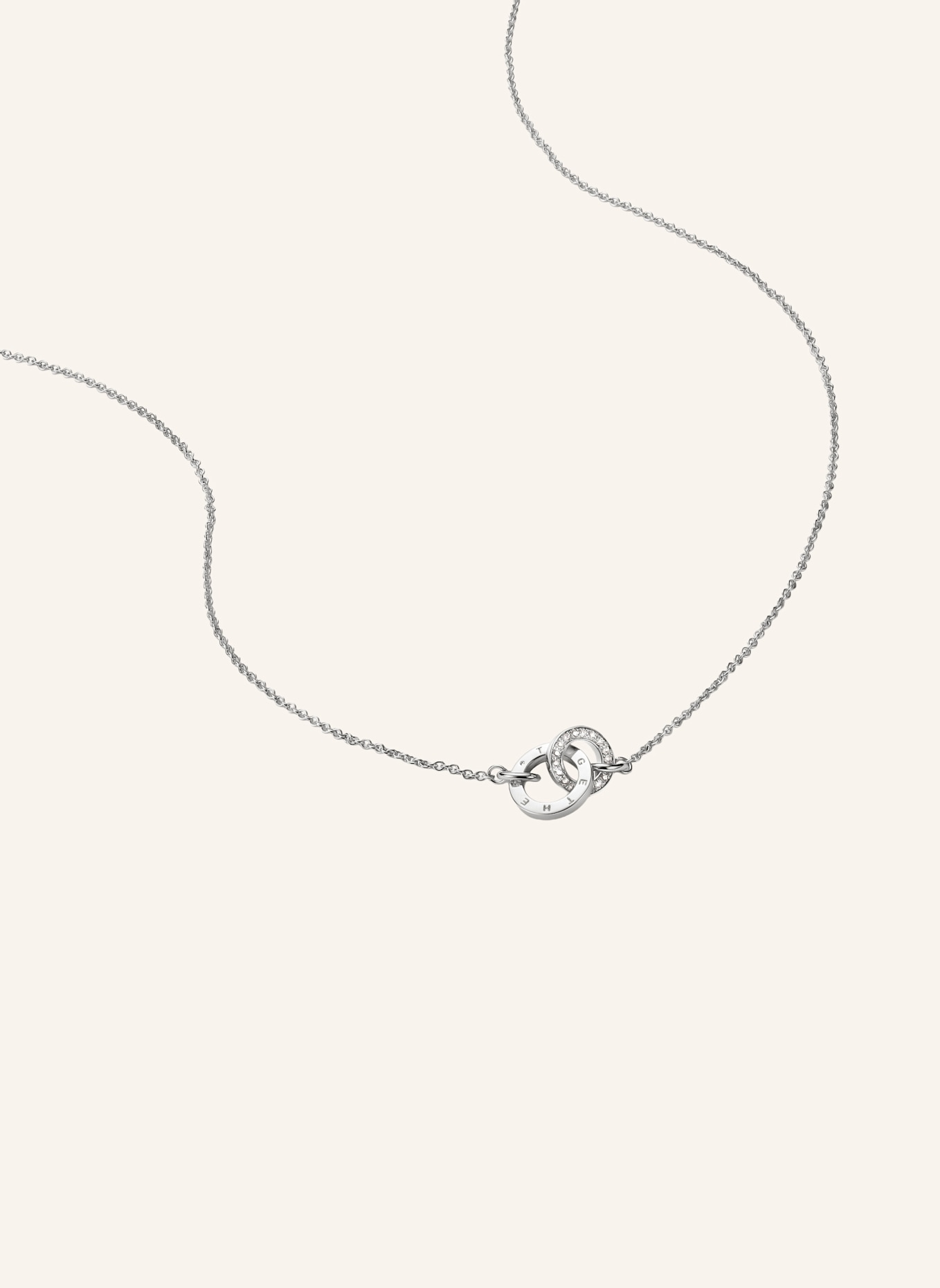 THOMAS SABO Kette: SILBER/ WEISS