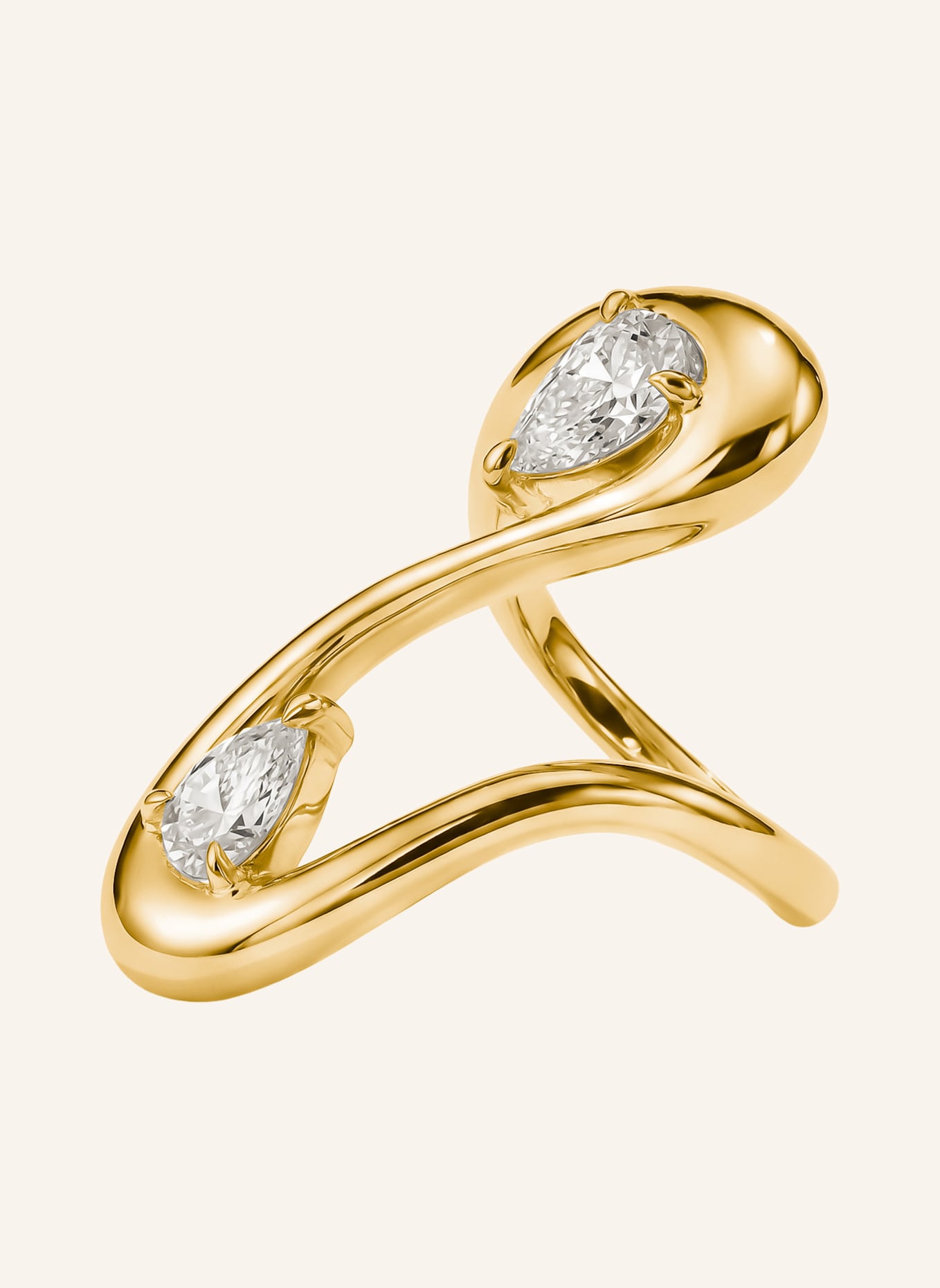 THOMAS SABO Ring: GOLD/ WEISS