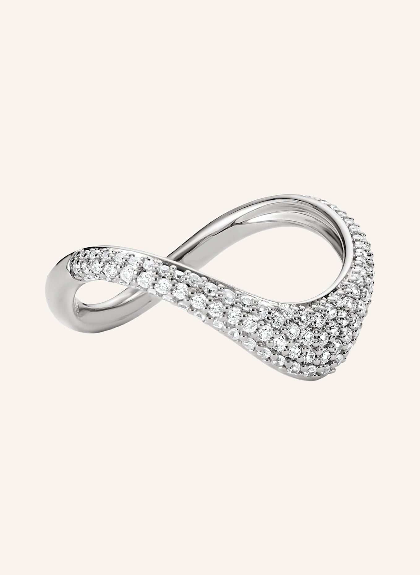 THOMAS SABO Ring: SILBER/ WEISS