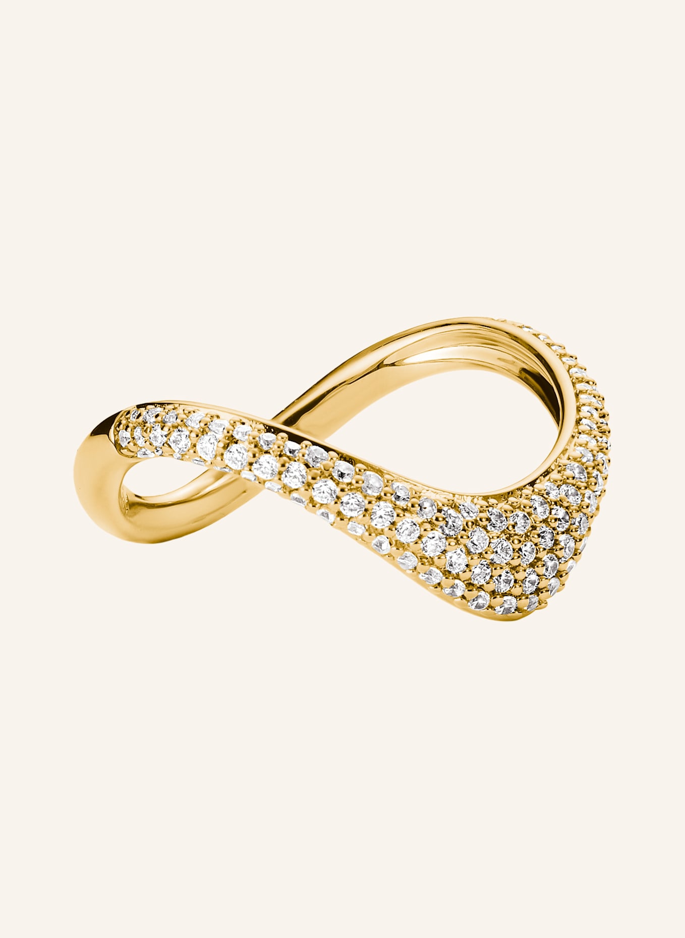 THOMAS SABO Ring: GOLD/ WEISS
