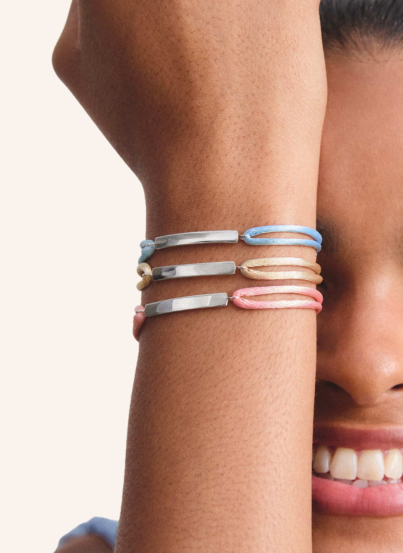 THOMAS SABO Armband: SILBER/ PINK