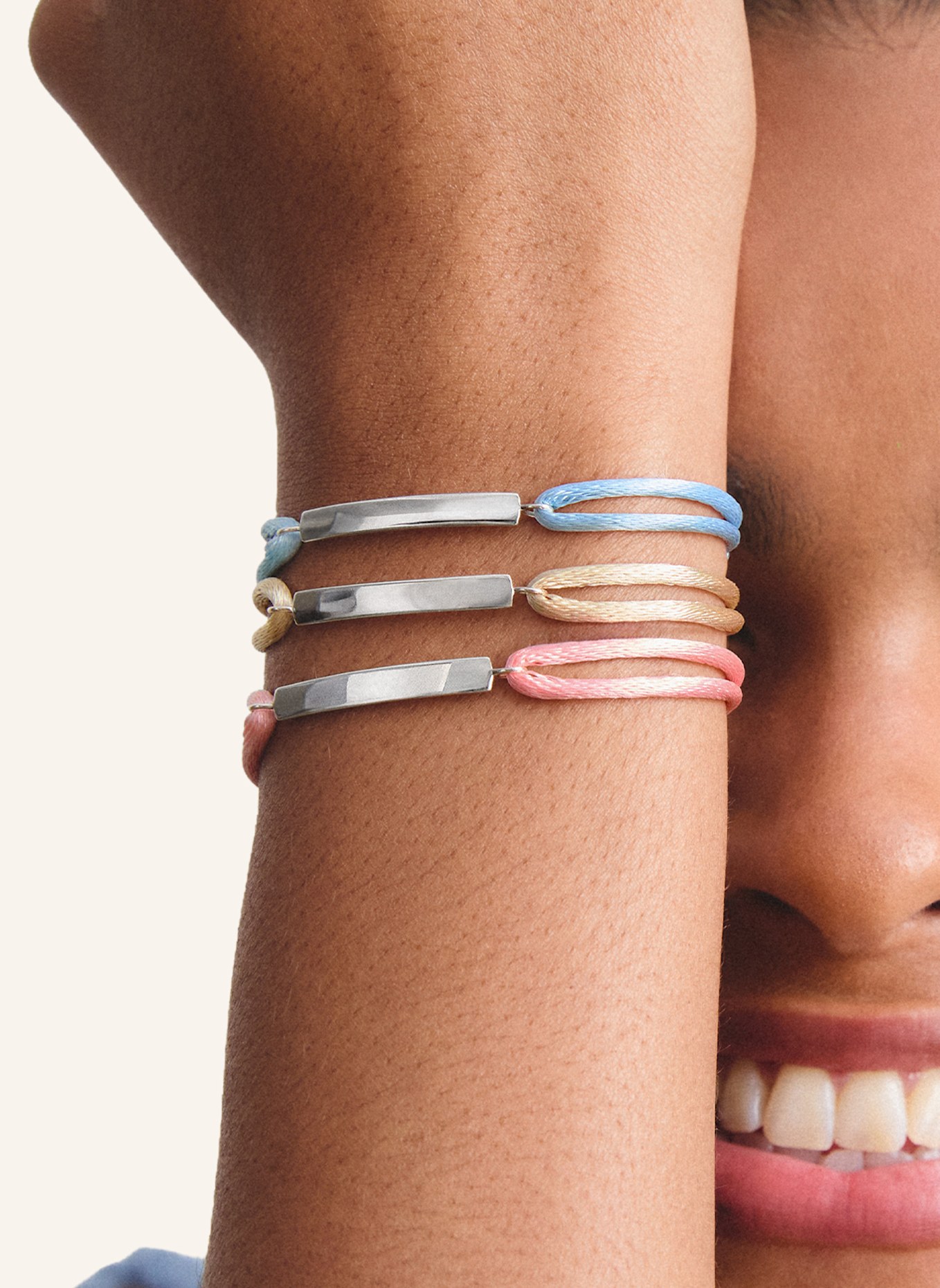 THOMAS SABO Armband: SILBER/ HELLBLAU