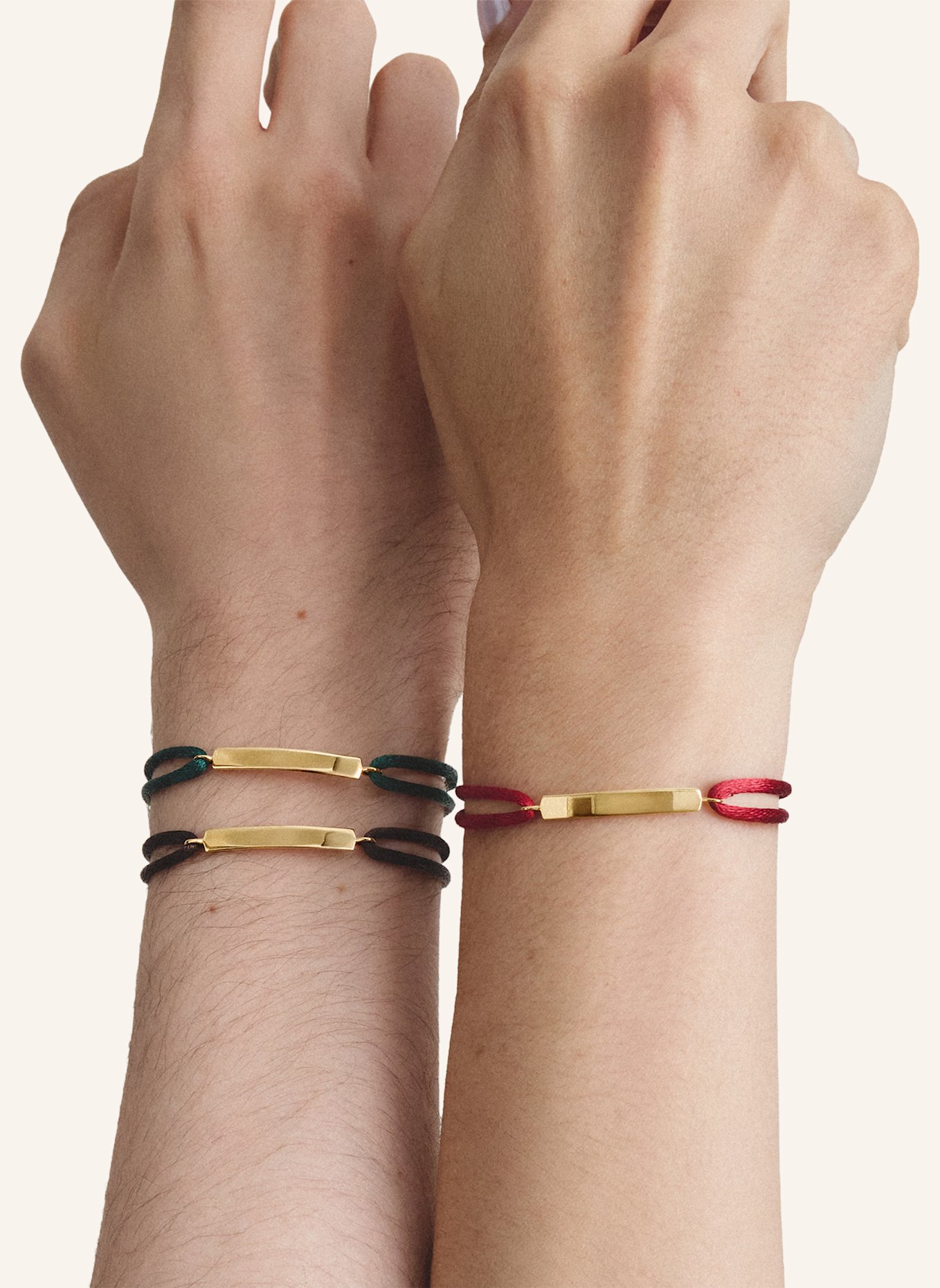 THOMAS SABO Armband: GOLD/ BRAUN
