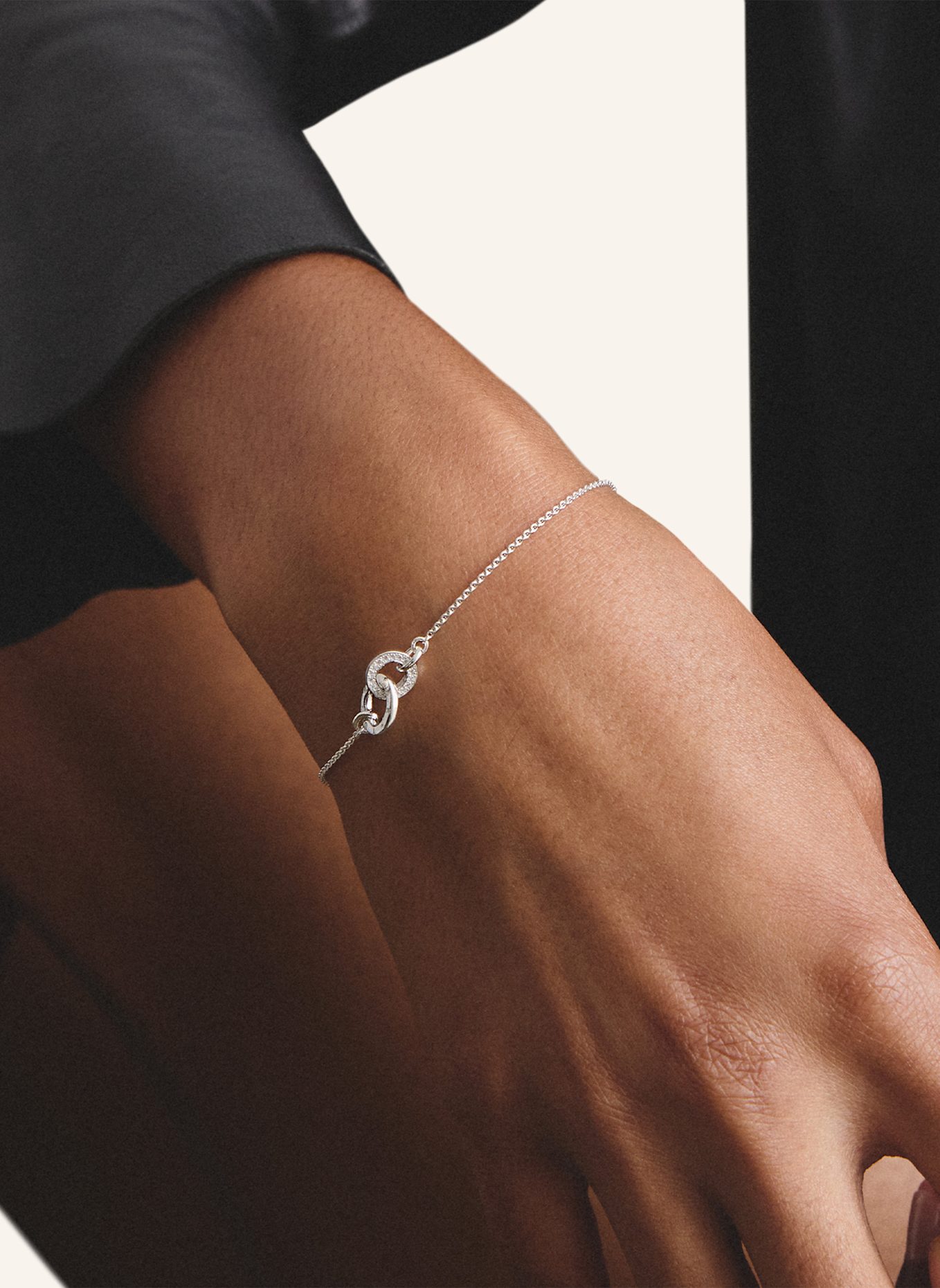 THOMAS SABO Armband: SILBER/ WEISS