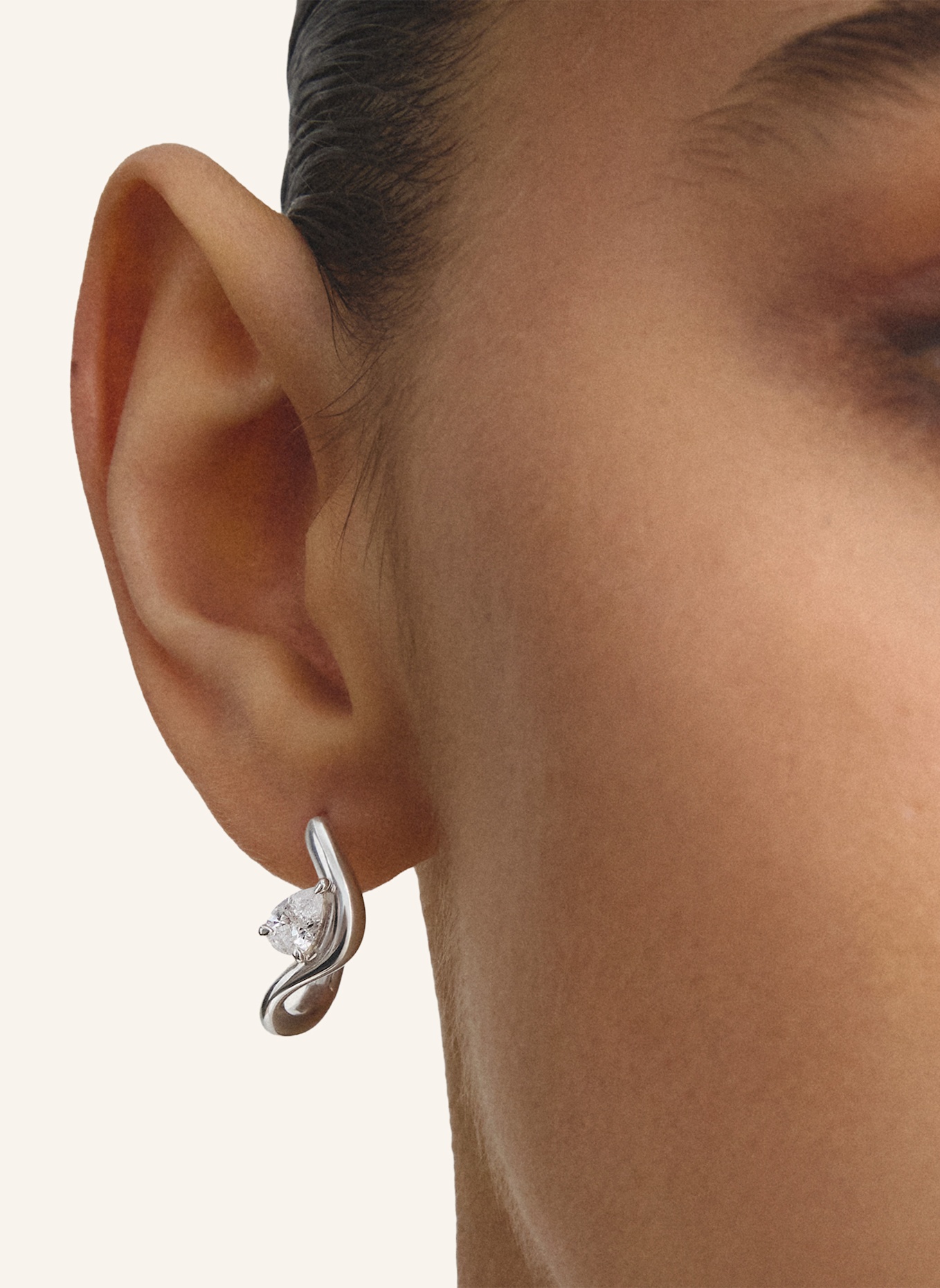 THOMAS SABO Creolen: SILBER/ WEISS