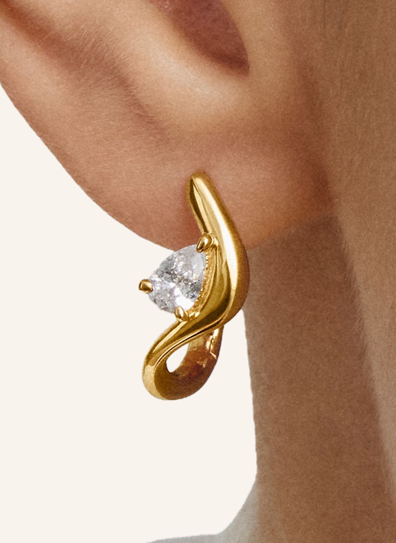 THOMAS SABO Creolen: GOLD / WEISS
