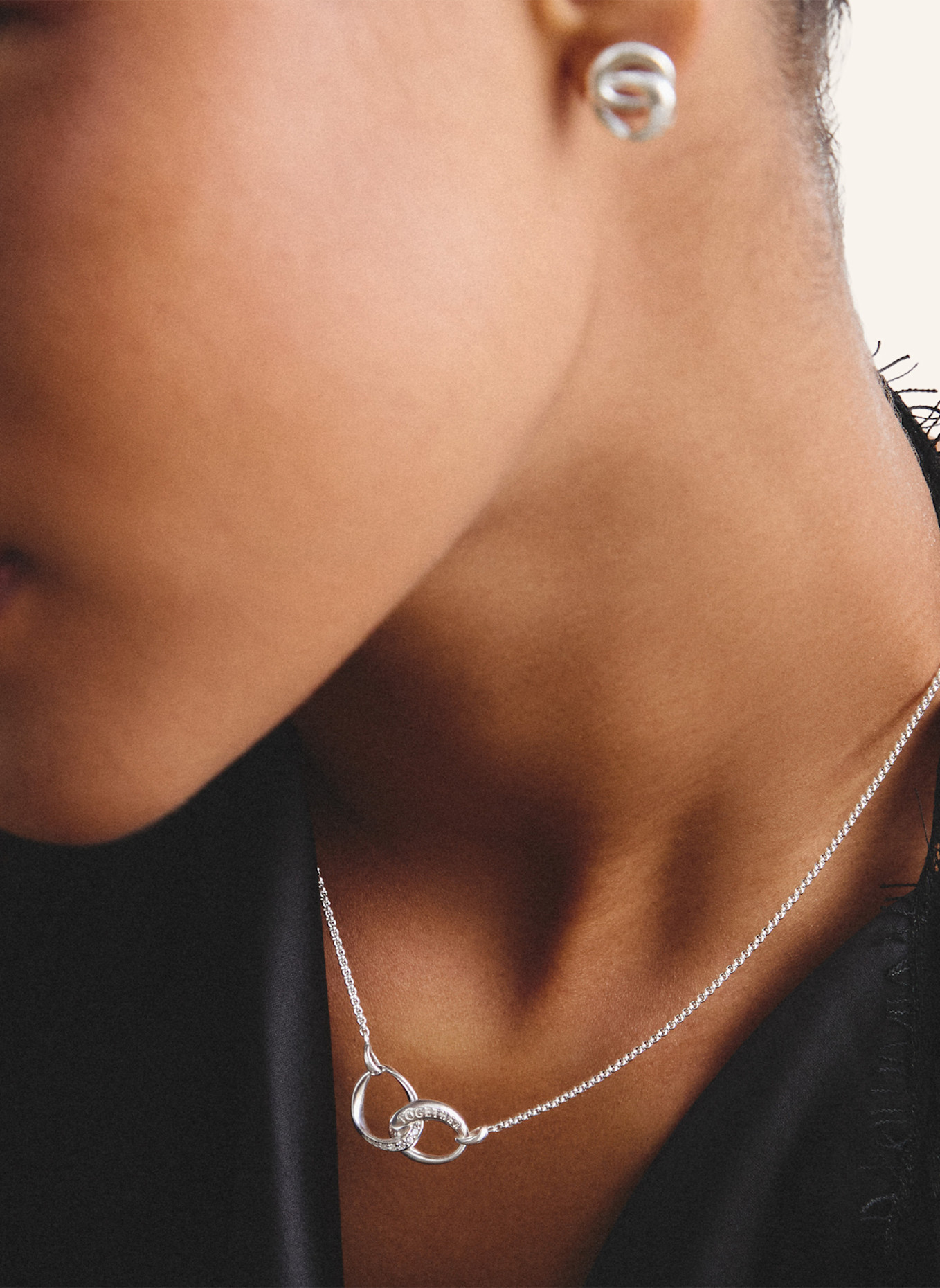 THOMAS SABO Kette: SILBER/ WEISS