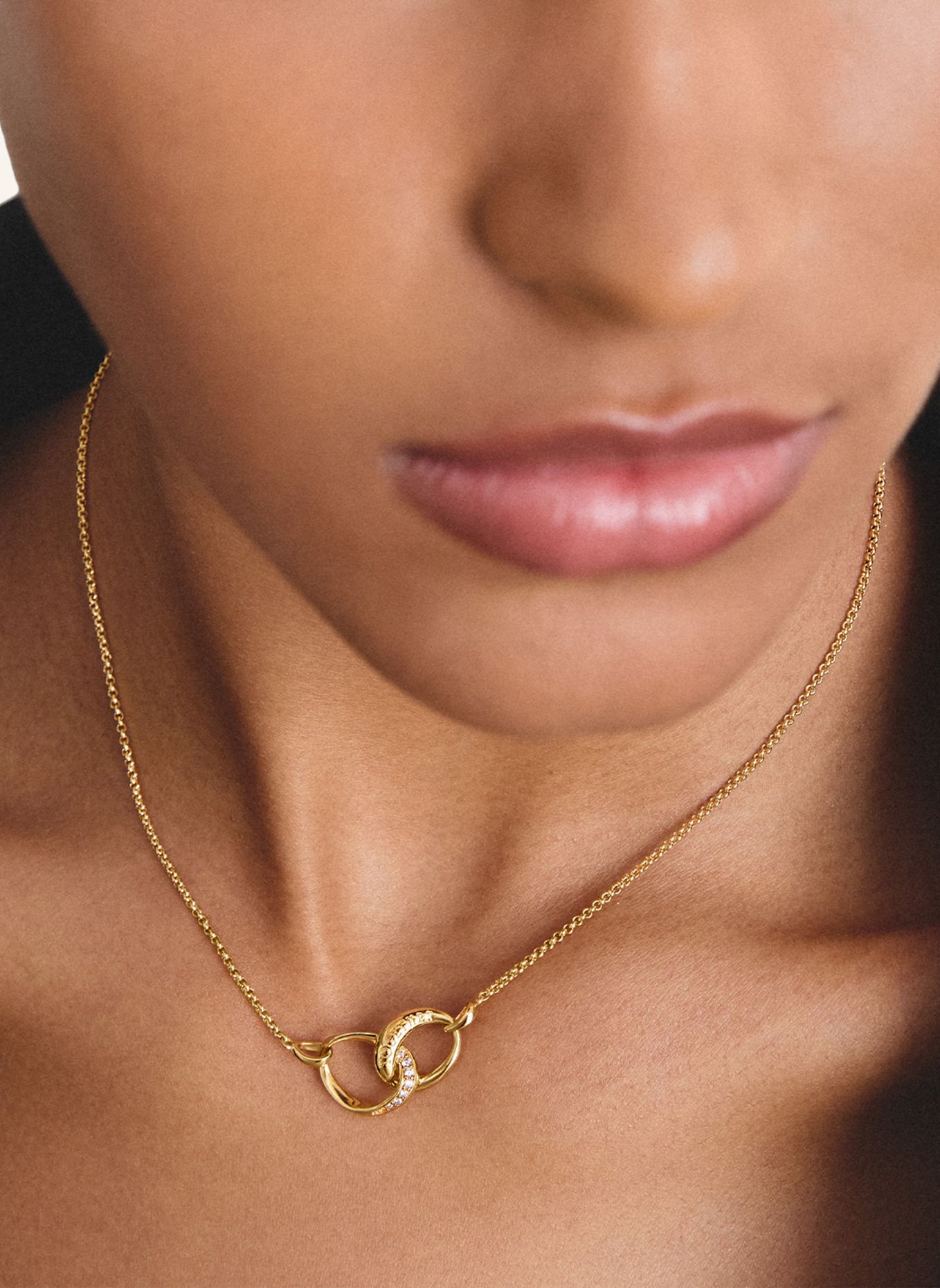 THOMAS SABO Kette: GOLD / WEISS