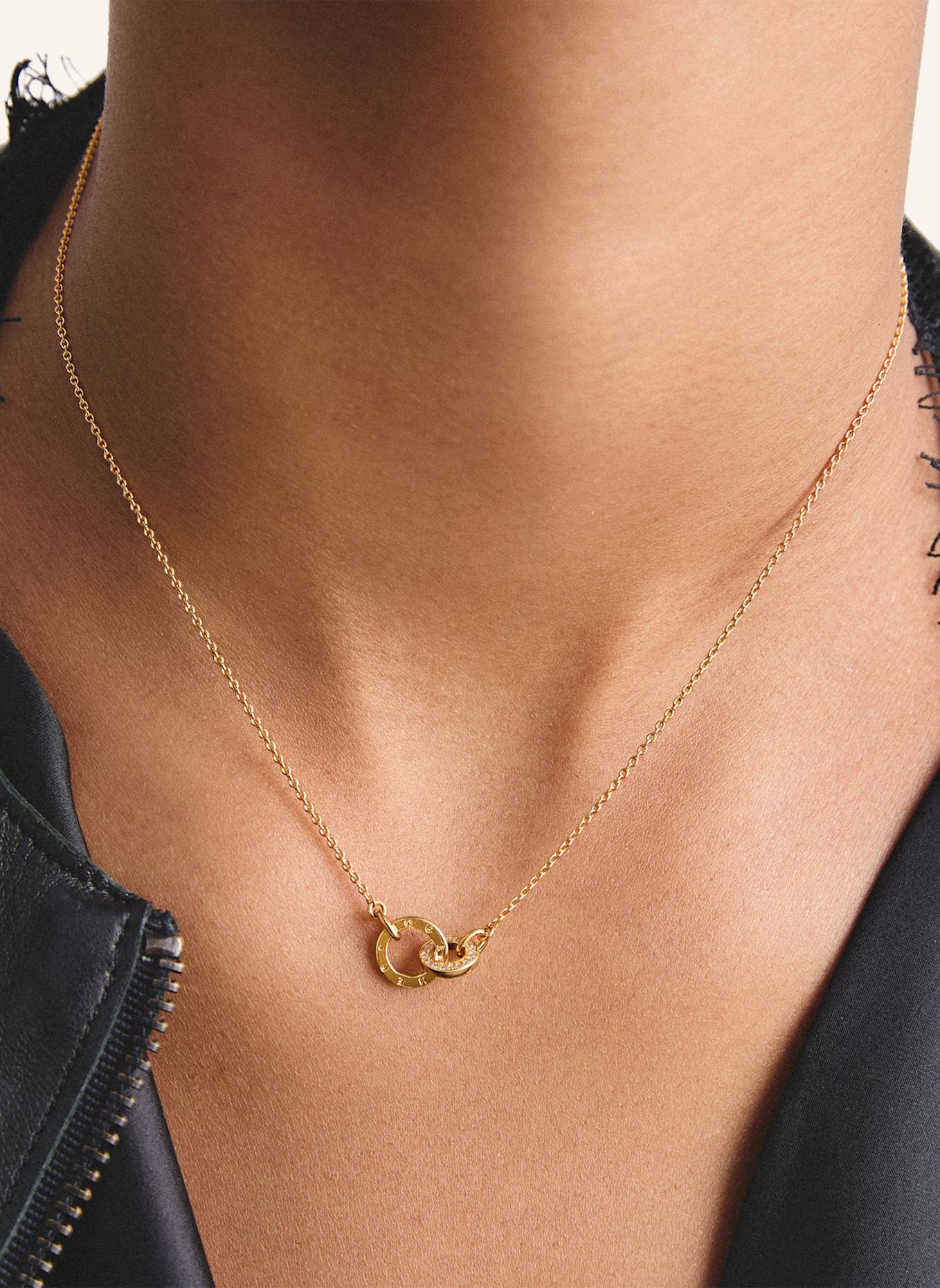 THOMAS SABO Kette: GOLD/ WEISS