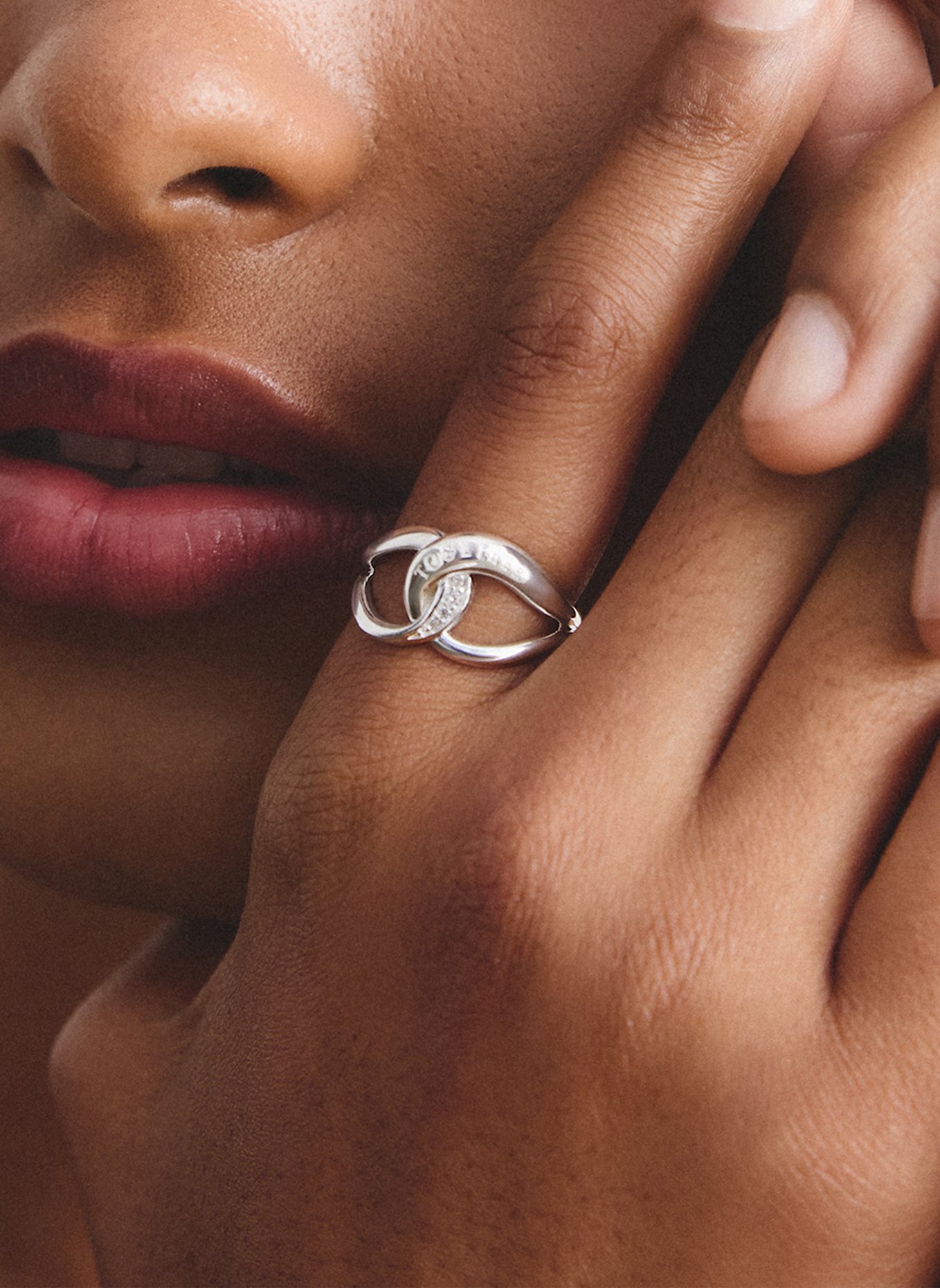THOMAS SABO Ring: SILBER/ WEISS