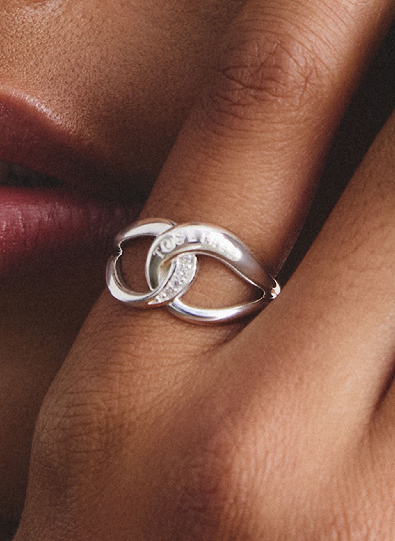 THOMAS SABO Ring: SILBER / WEISS