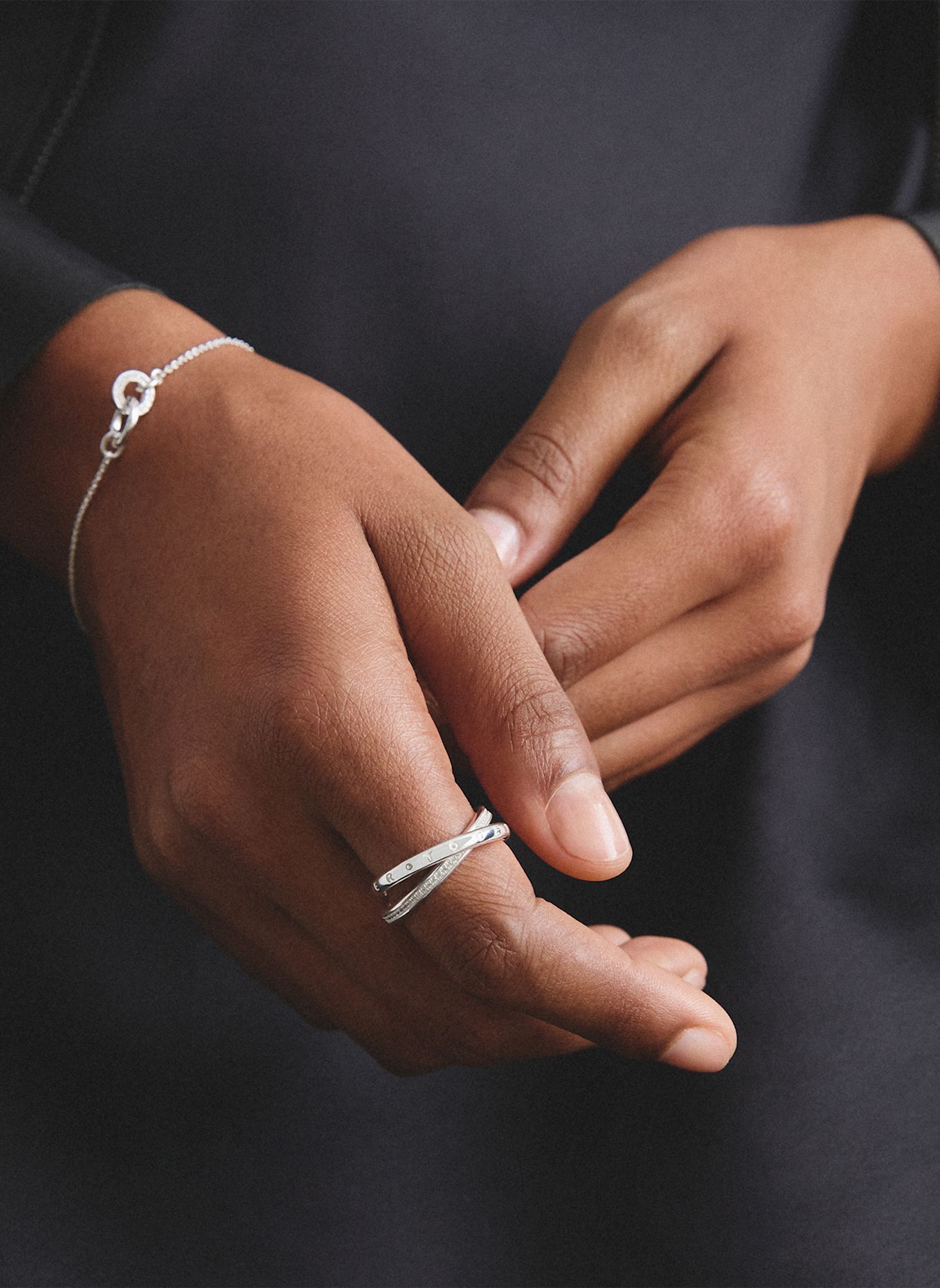 THOMAS SABO Ring: SILBER / WEISS