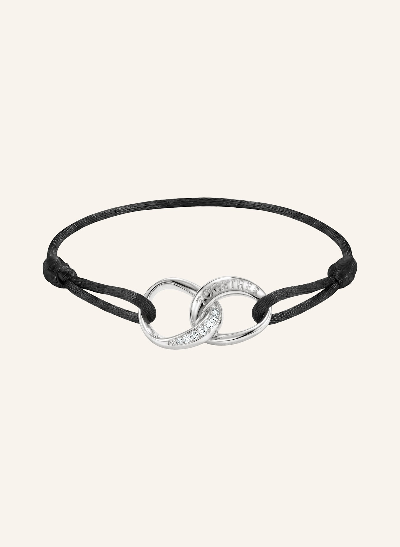 THOMAS SABO Armband: SILBER/ SCHWARZ