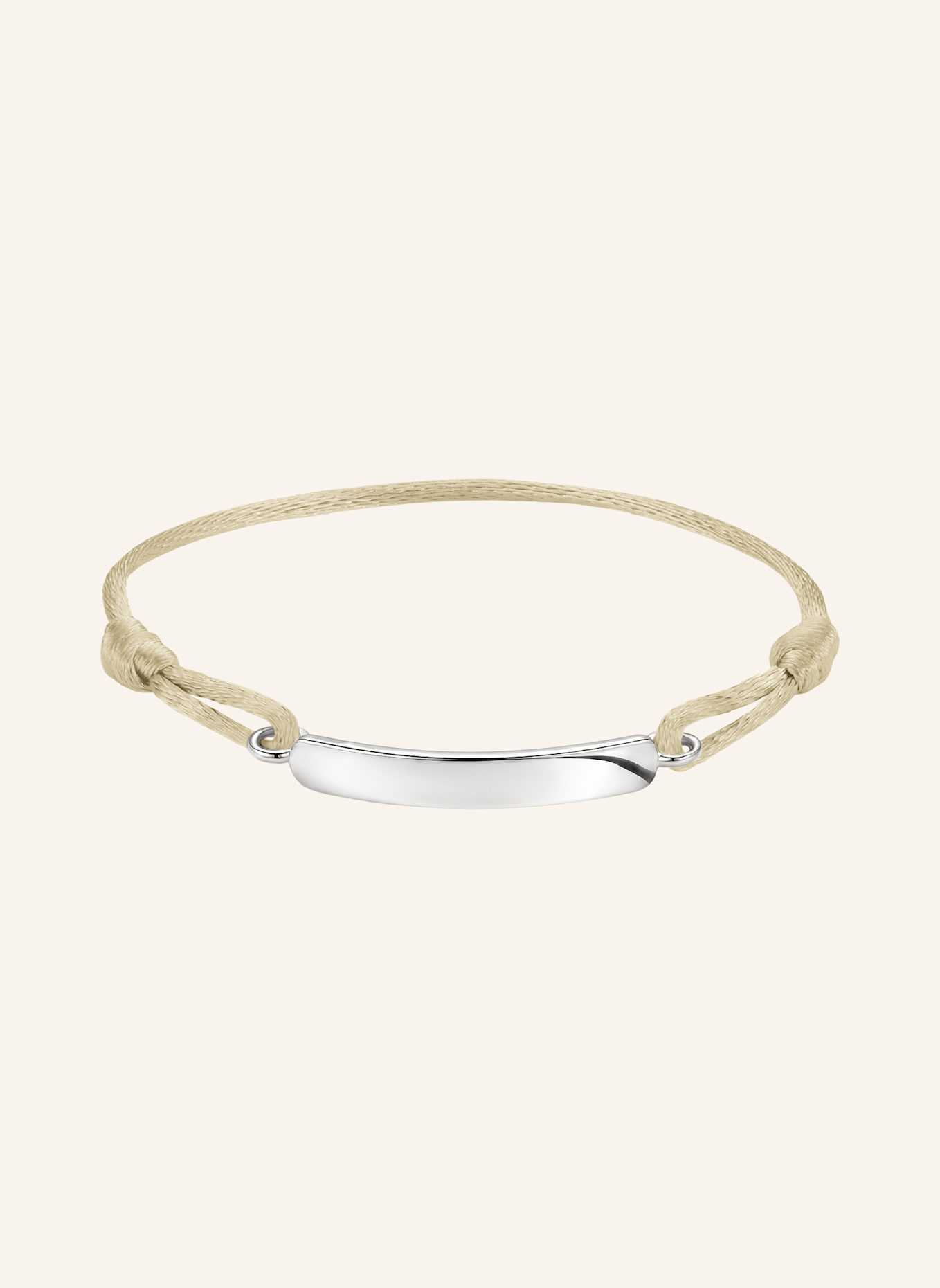 THOMAS SABO Armband: SILBER/ BEIGE