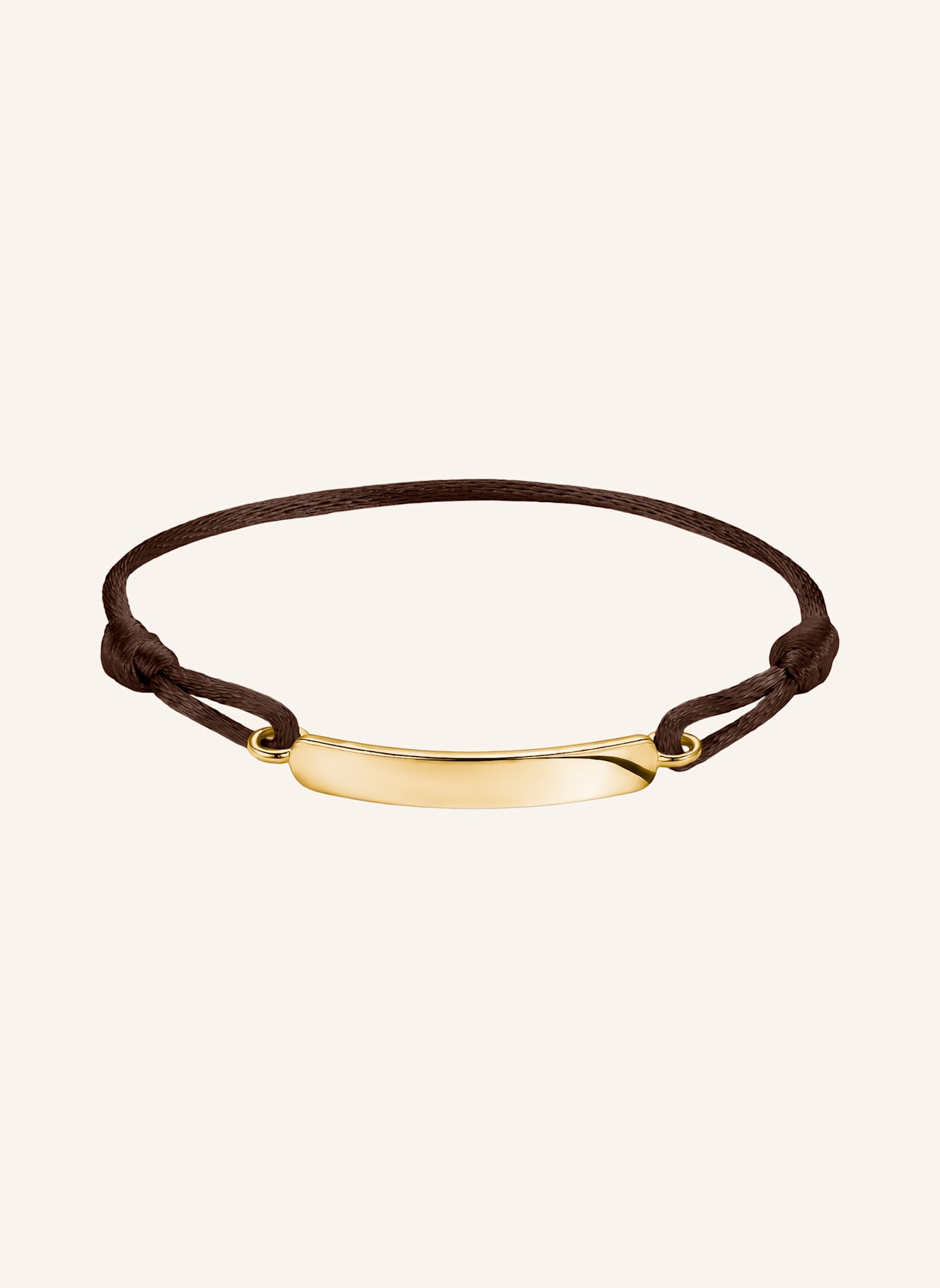 THOMAS SABO Armband: GOLD/ BRAUN