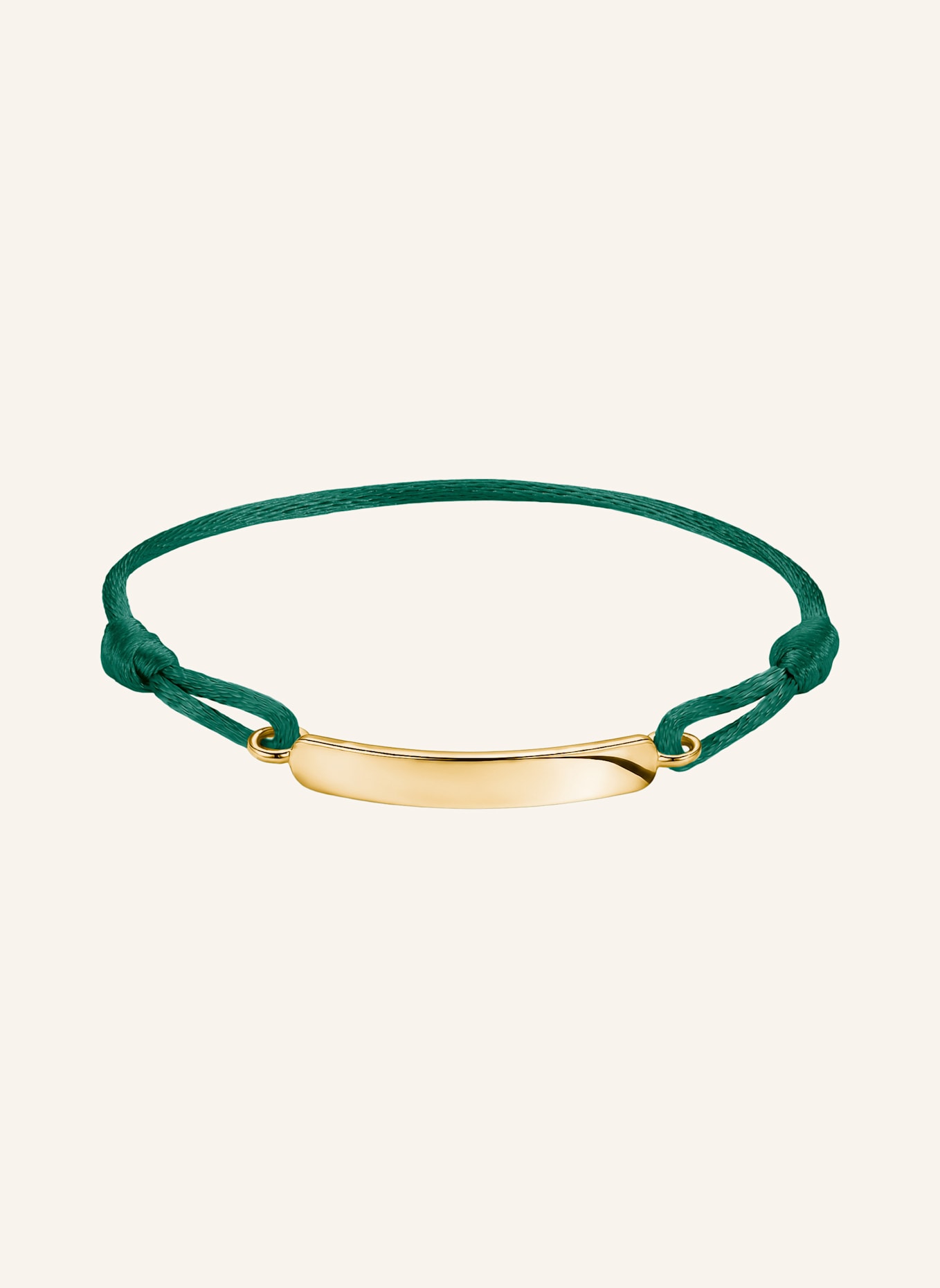 THOMAS SABO Armband: GOLD/ DUNKELGRÜN