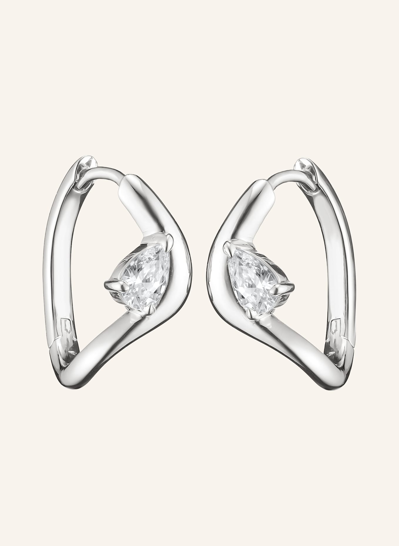 THOMAS SABO Creolen: SILBER/ WEISS