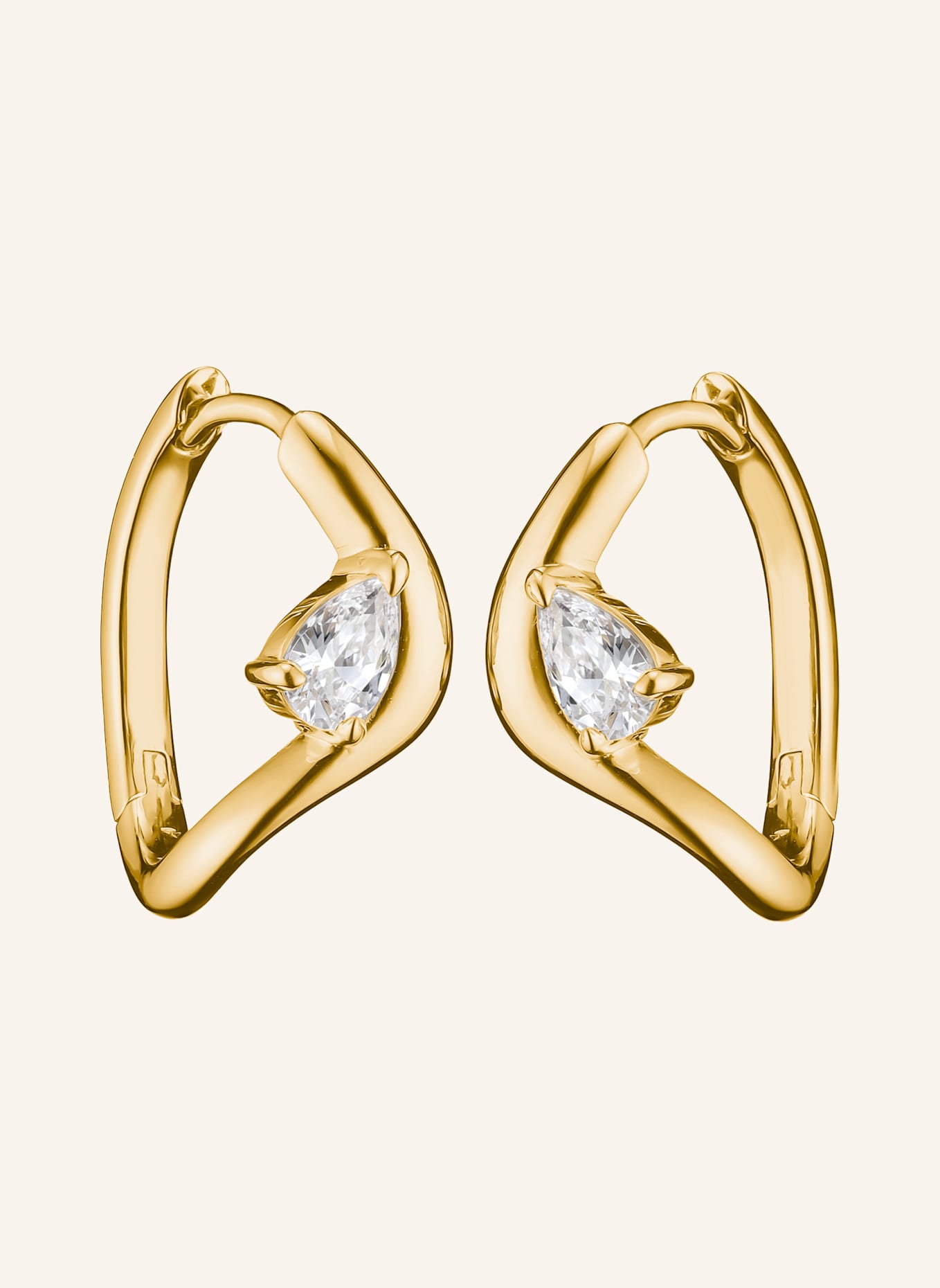 THOMAS SABO Creolen: GOLD/ WEISS