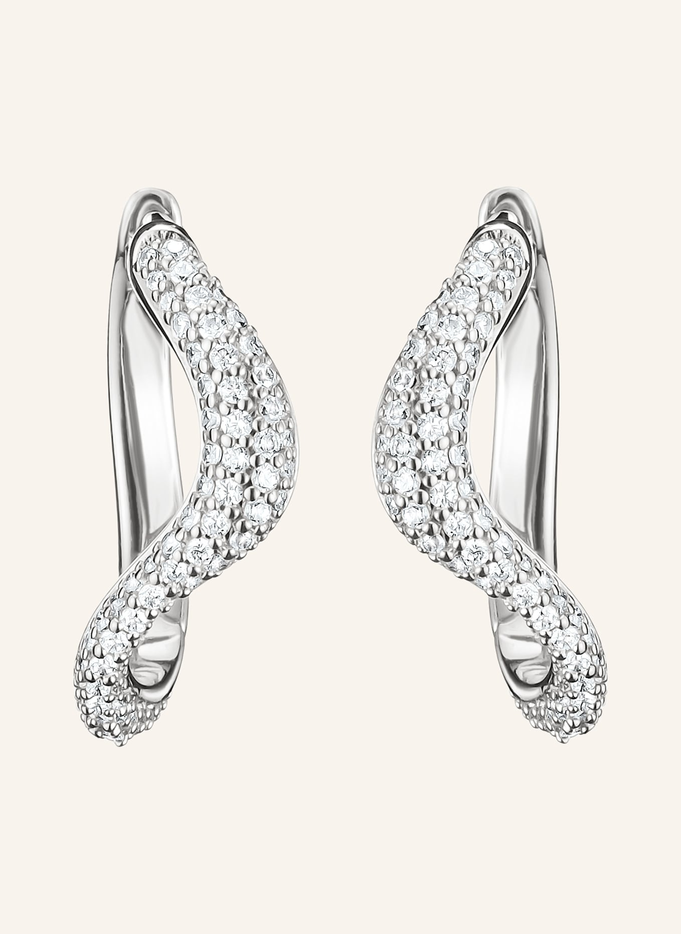 THOMAS SABO Creolen: SILBER/ WEISS