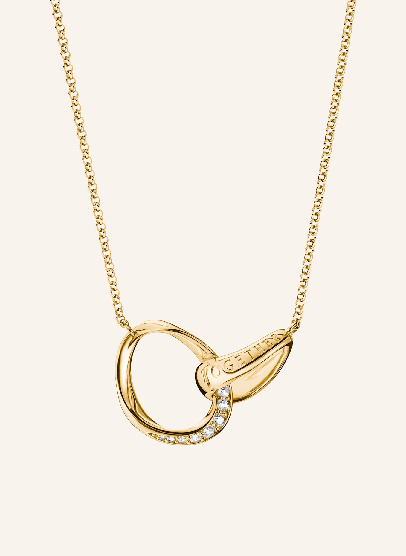 THOMAS SABO Kette: GOLD/ WEISS