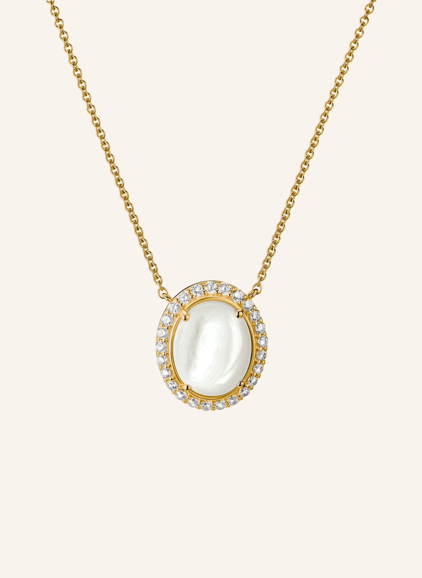 THOMAS SABO Kette: GOLD/ WEISS