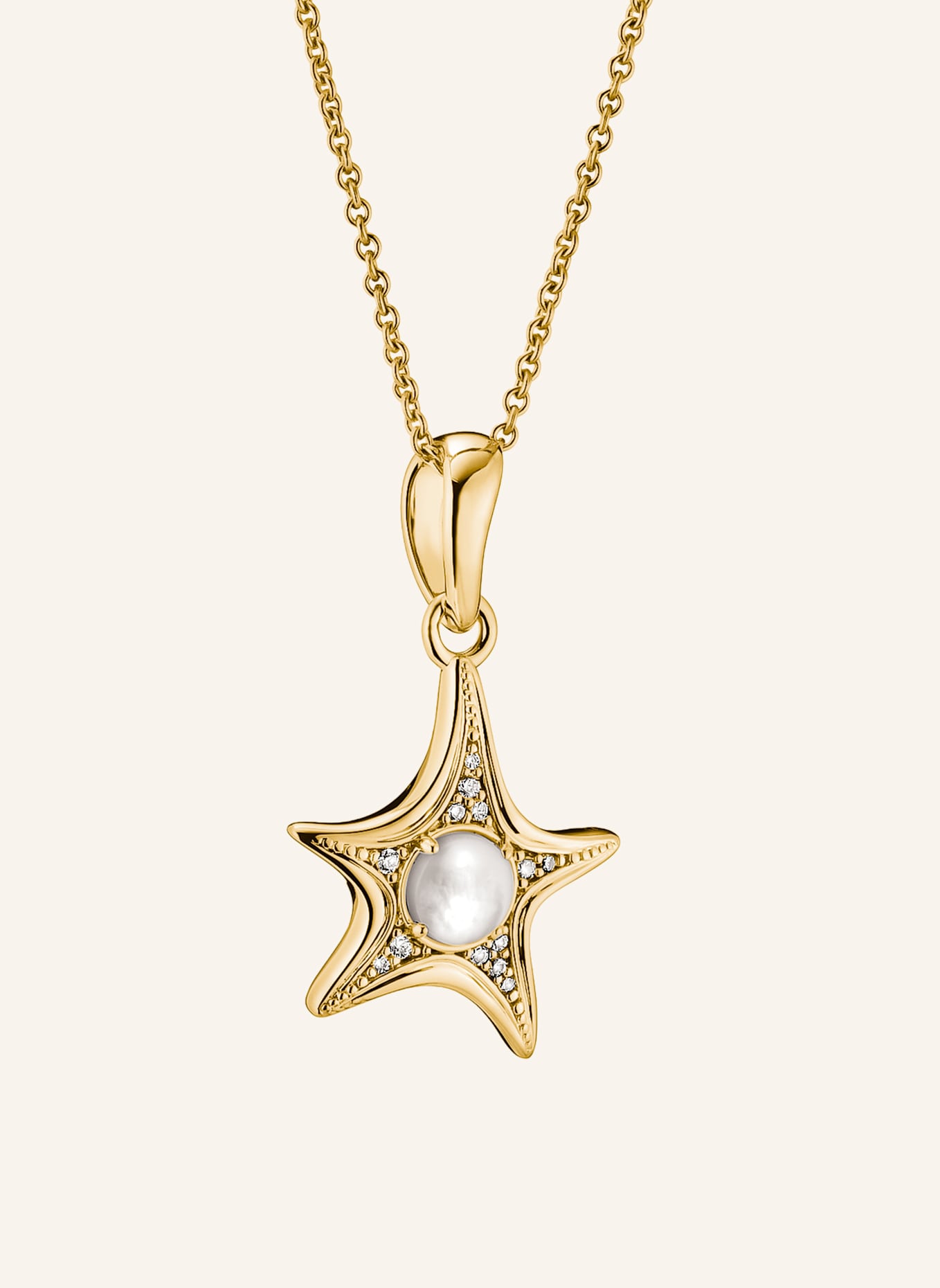 THOMAS SABO Kette: GOLD/ WEISS