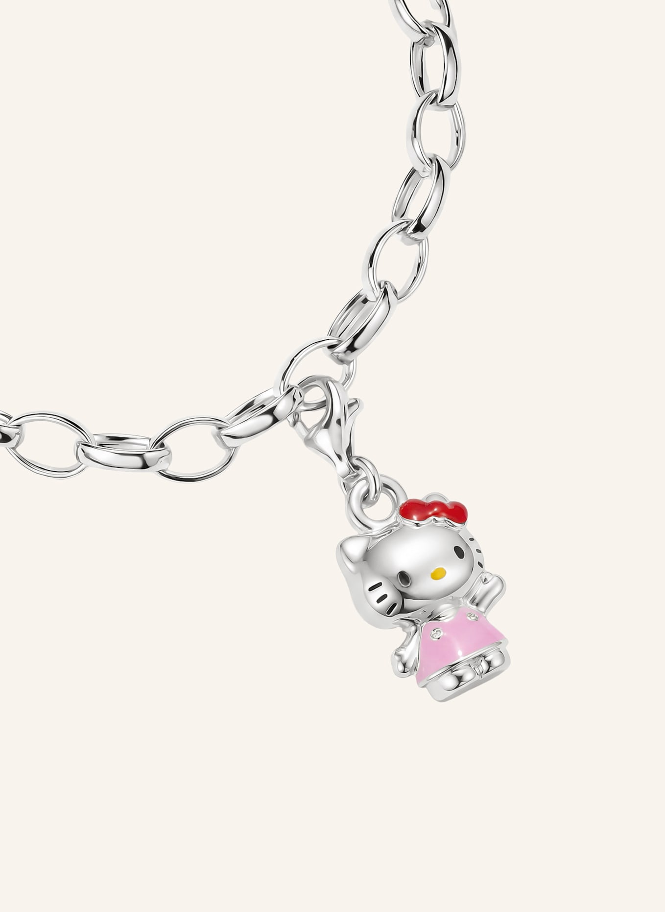 THOMAS SABO Charm-Anhänger: SILBER/ SCHWARZ/ ROT/ GELB/ PINK