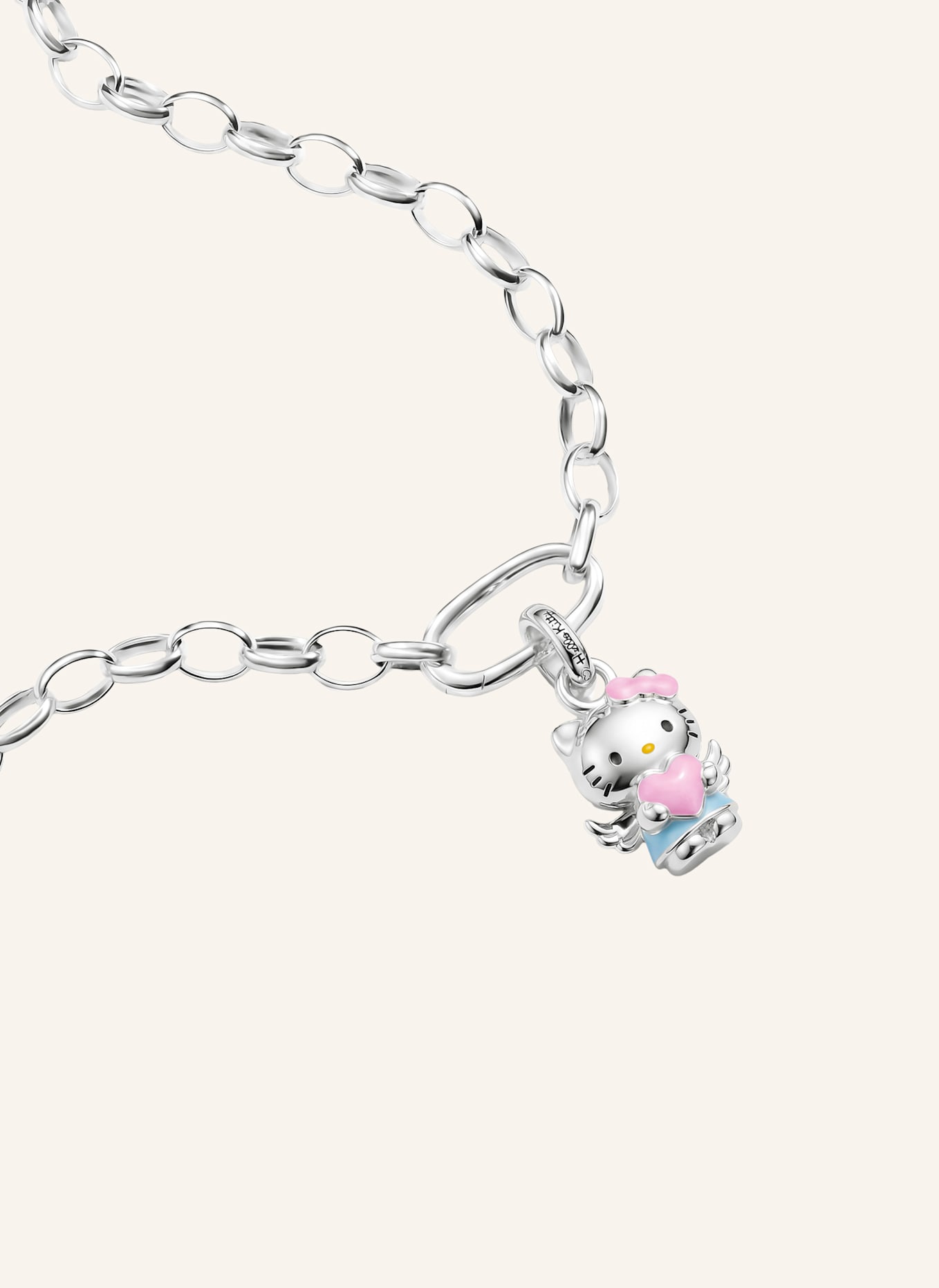 THOMAS SABO Charm-Anhänger: SILBER/ SCHWARZ/ PINK/ GELB/ HELLBLAU