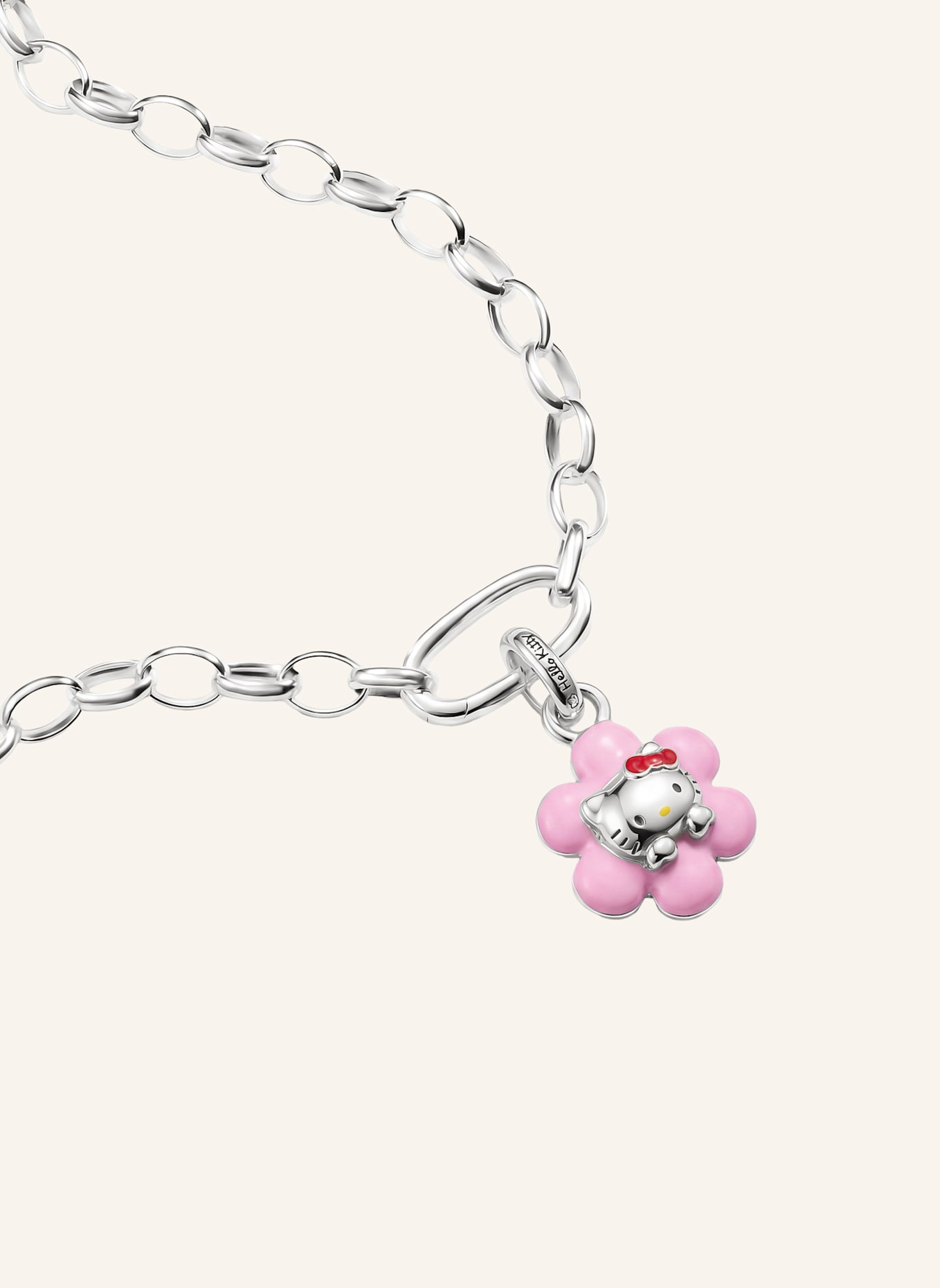 THOMAS SABO Charm-Anhänger: SILBER/ SCHWARZ/ ROT/ GELB