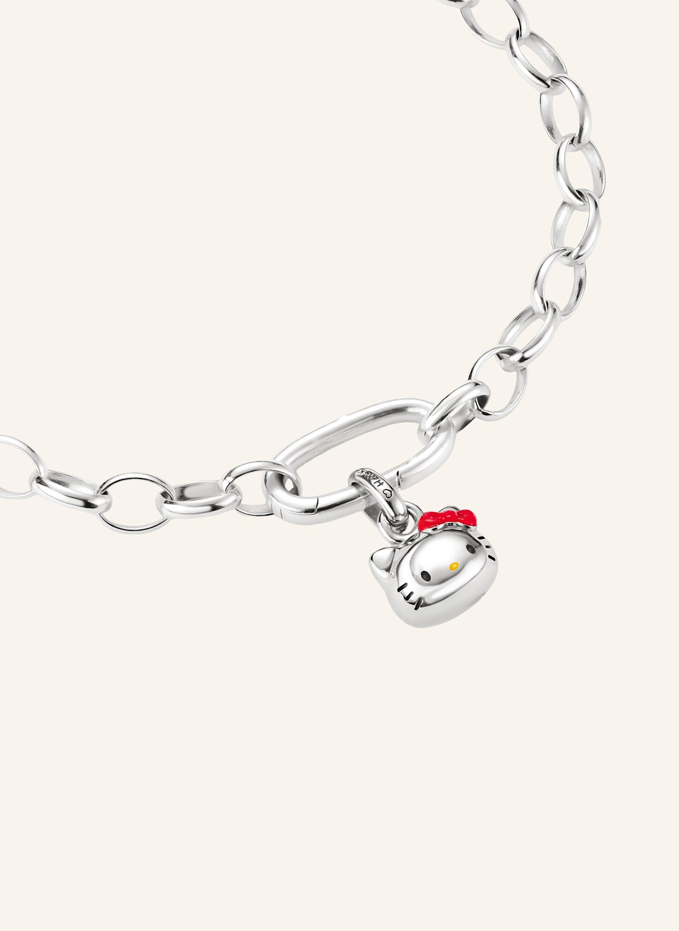 THOMAS SABO Charm-Anhänger: SILBER/ SCHWARZ/ ROT/ GELB