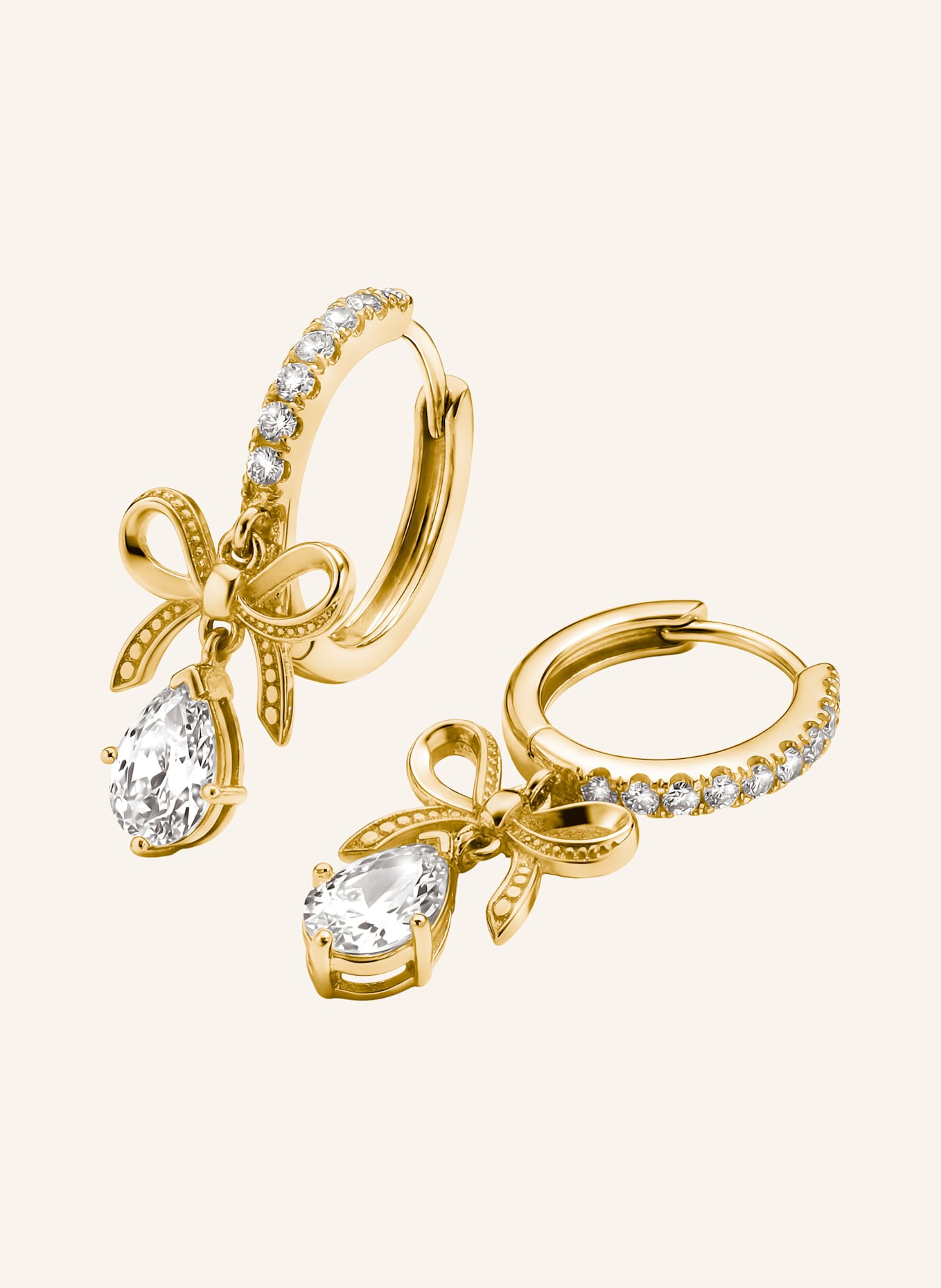 THOMAS SABO Creolen: GOLD/ WEISS