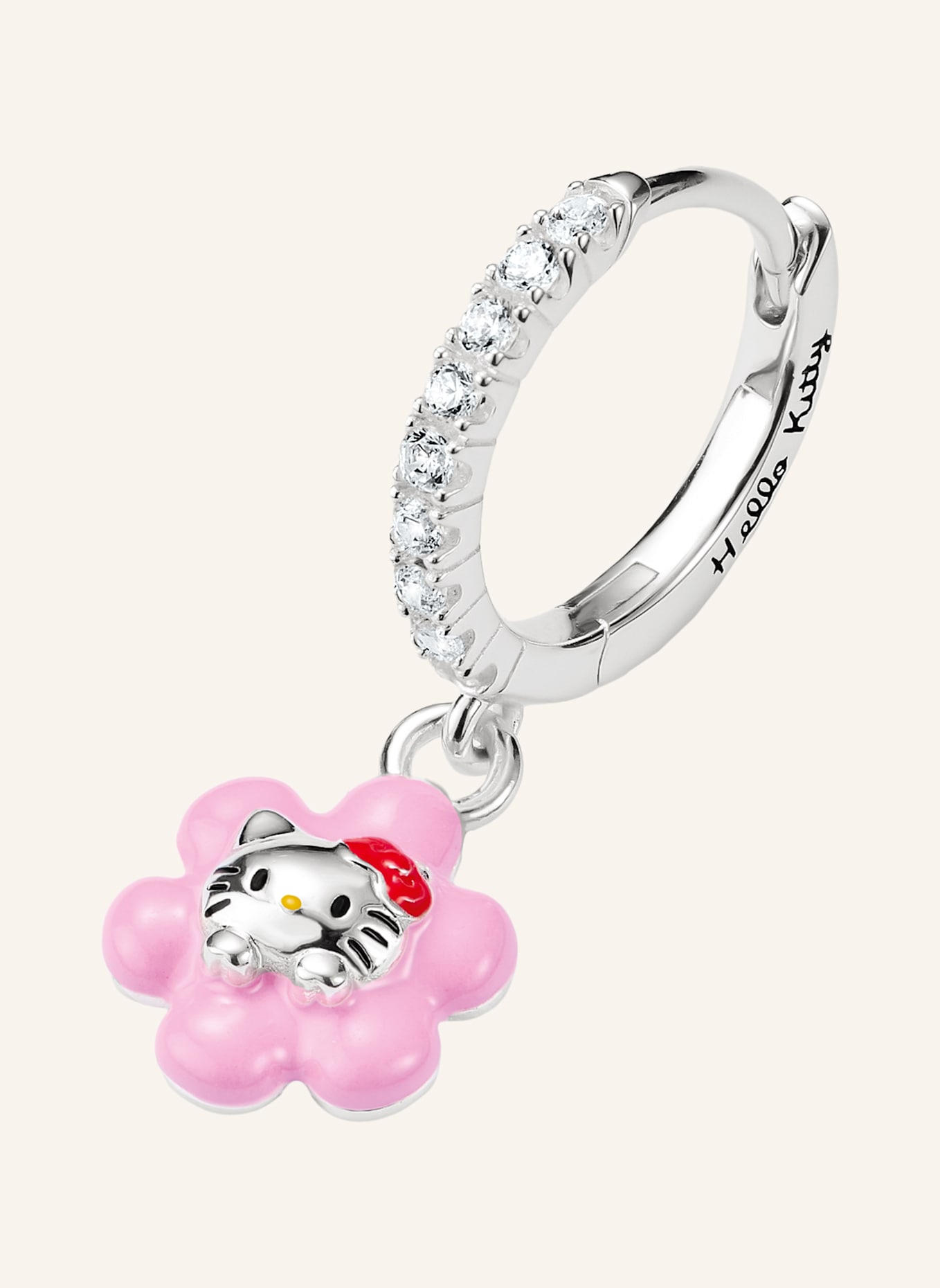 THOMAS SABO Creole: SILBER/ SCHWARZ/ PINK/ GELB/ ROT/ WEISS