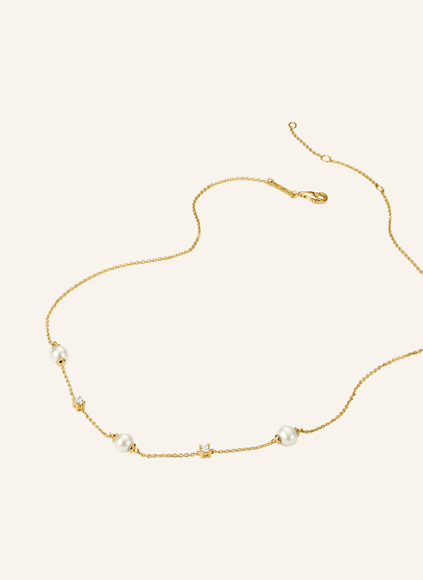 THOMAS SABO Kette: GOLD/ WEISS