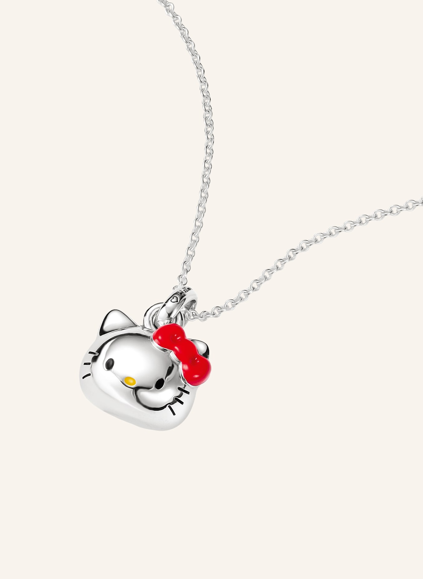 THOMAS SABO Kette: SILBER/ SCHWARZ/ ROT/ GELB