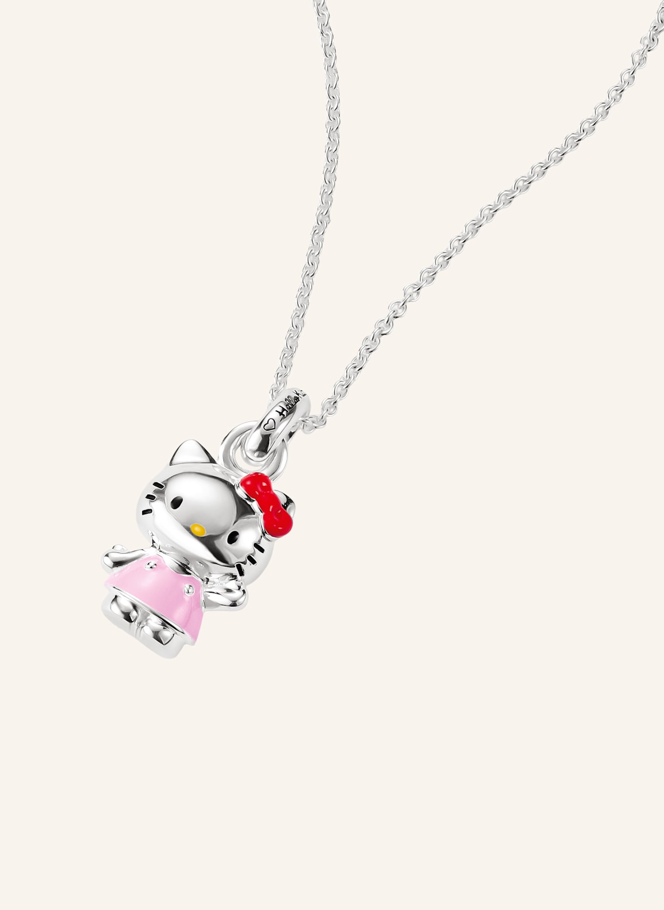 THOMAS SABO Kette: SILBER/ SCHWARZ/ ROT/ PINK/ GELB