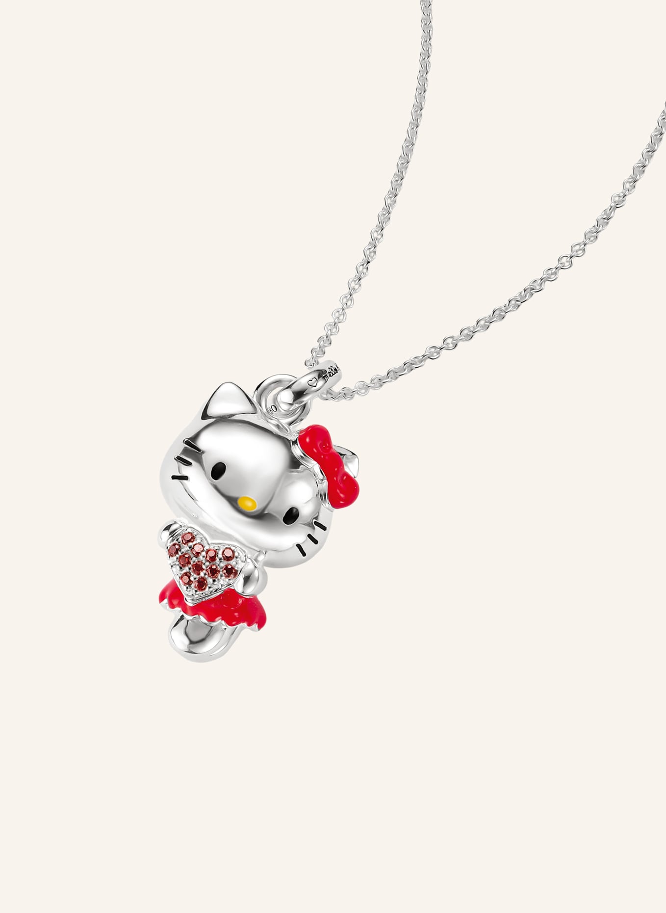 THOMAS SABO Kette: SILBER/ SCHWARZ/ ROT/ GELB/ WEISS/ DUNKELROT