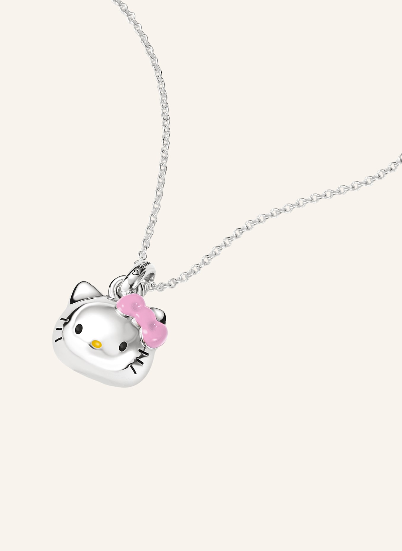 THOMAS SABO Kette: SILBER/ SCHWARZ/ GELB/ PINK