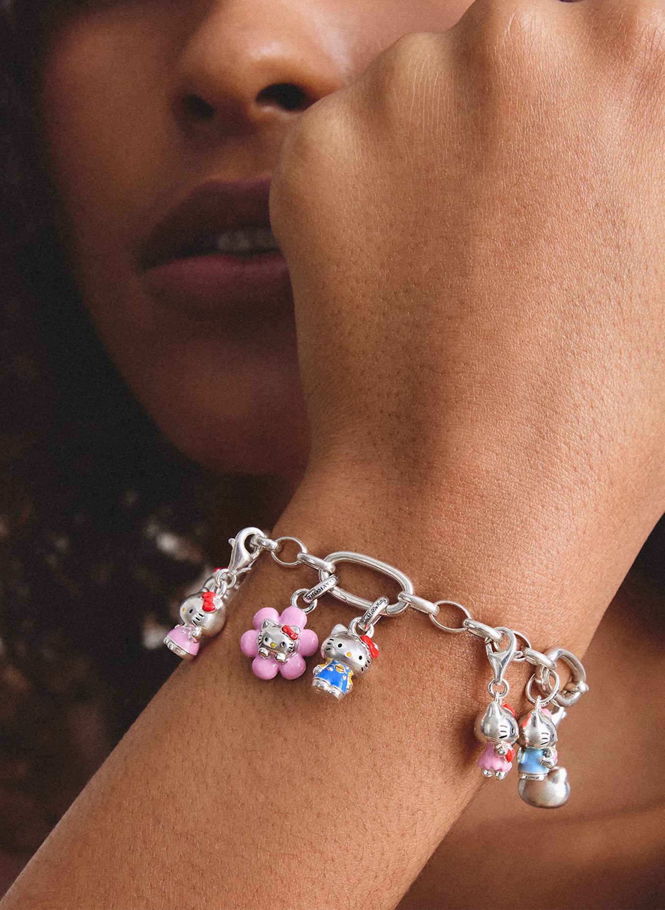 THOMAS SABO Charm-Anhänger: SILBER/ SCHWARZ/ ROT/ GELB/ BLAU