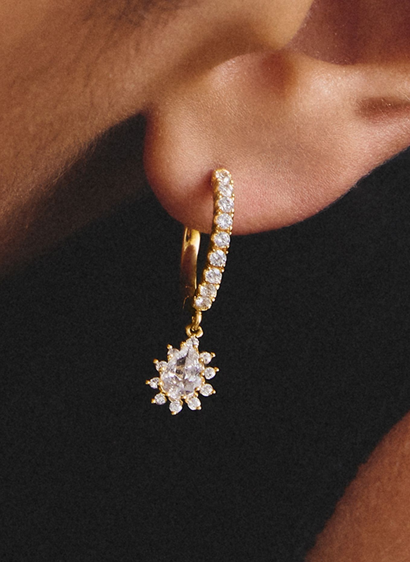 THOMAS SABO Creolen: GOLD / WEISS