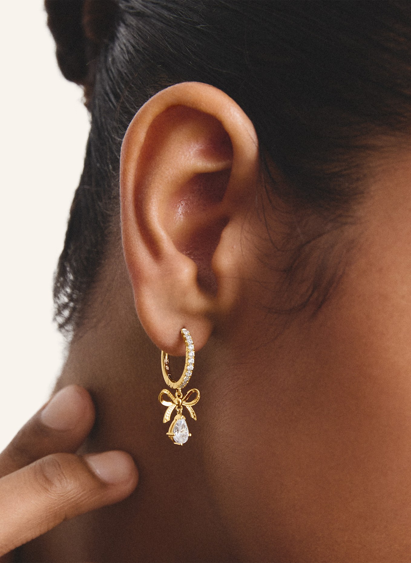 THOMAS SABO Creolen: GOLD/ WEISS